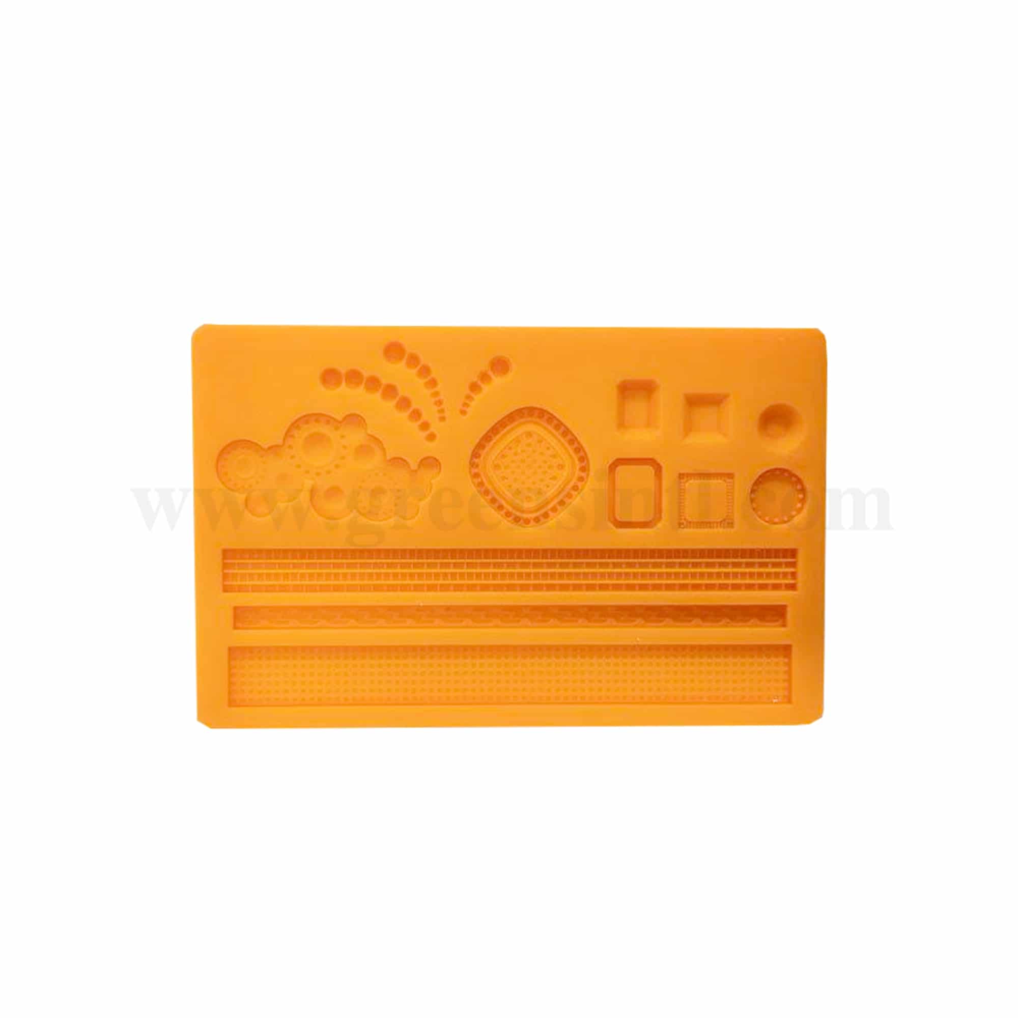 GREENS CHOICE Silicone Mould Bordered Design 200 x 125 mm