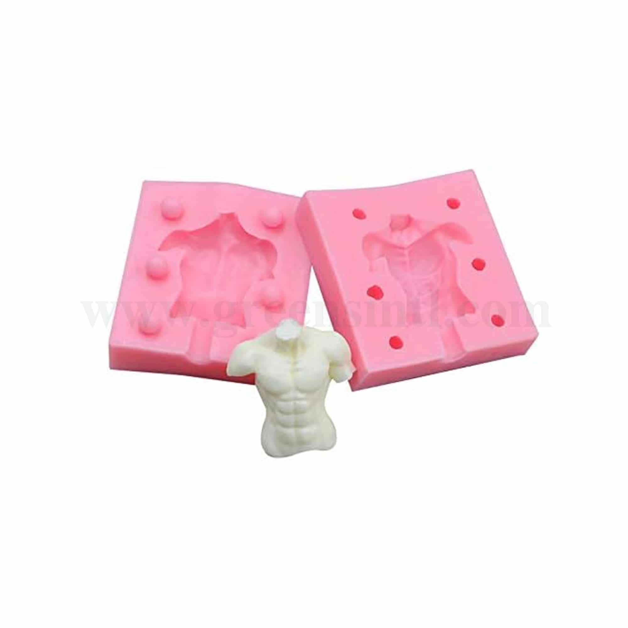 GREENS CHOICE Silicone Mould Man Body 80 x 70 mm