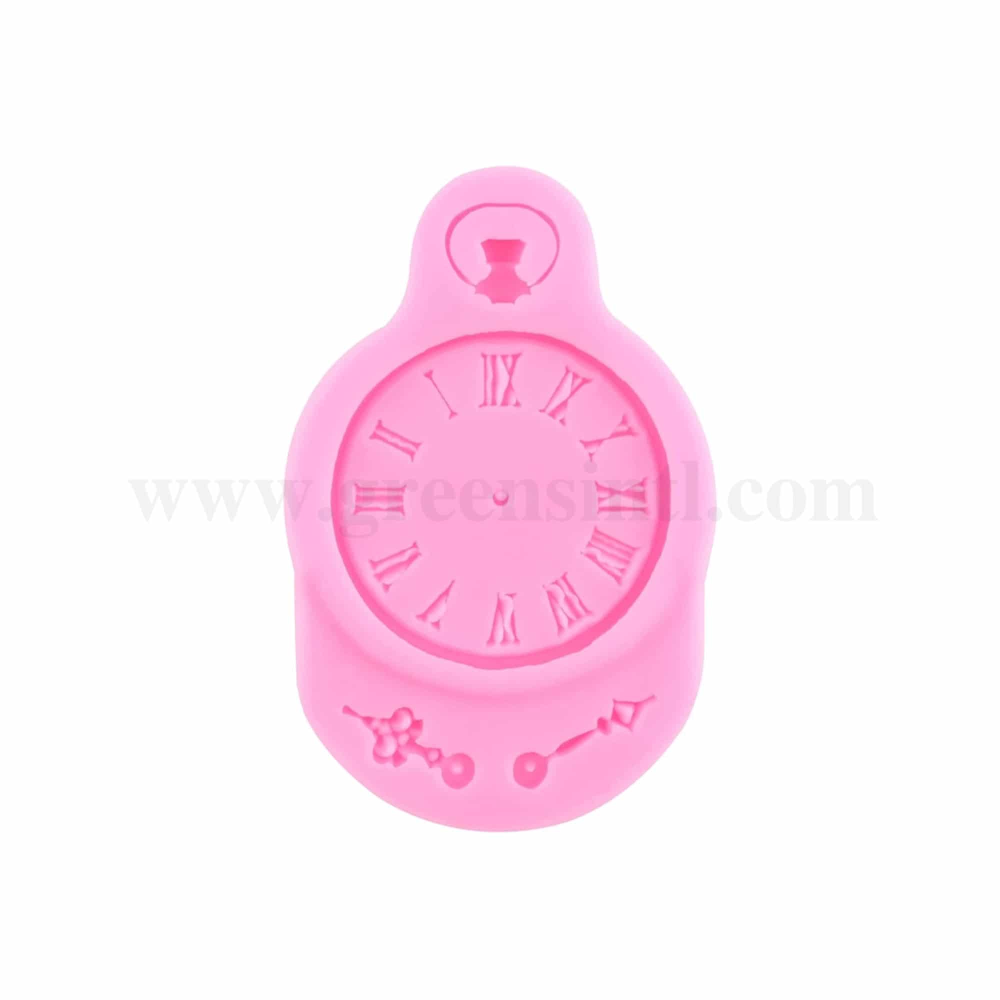 GREENS CHOICE Silicone Mould Clock 55 x 85 mm