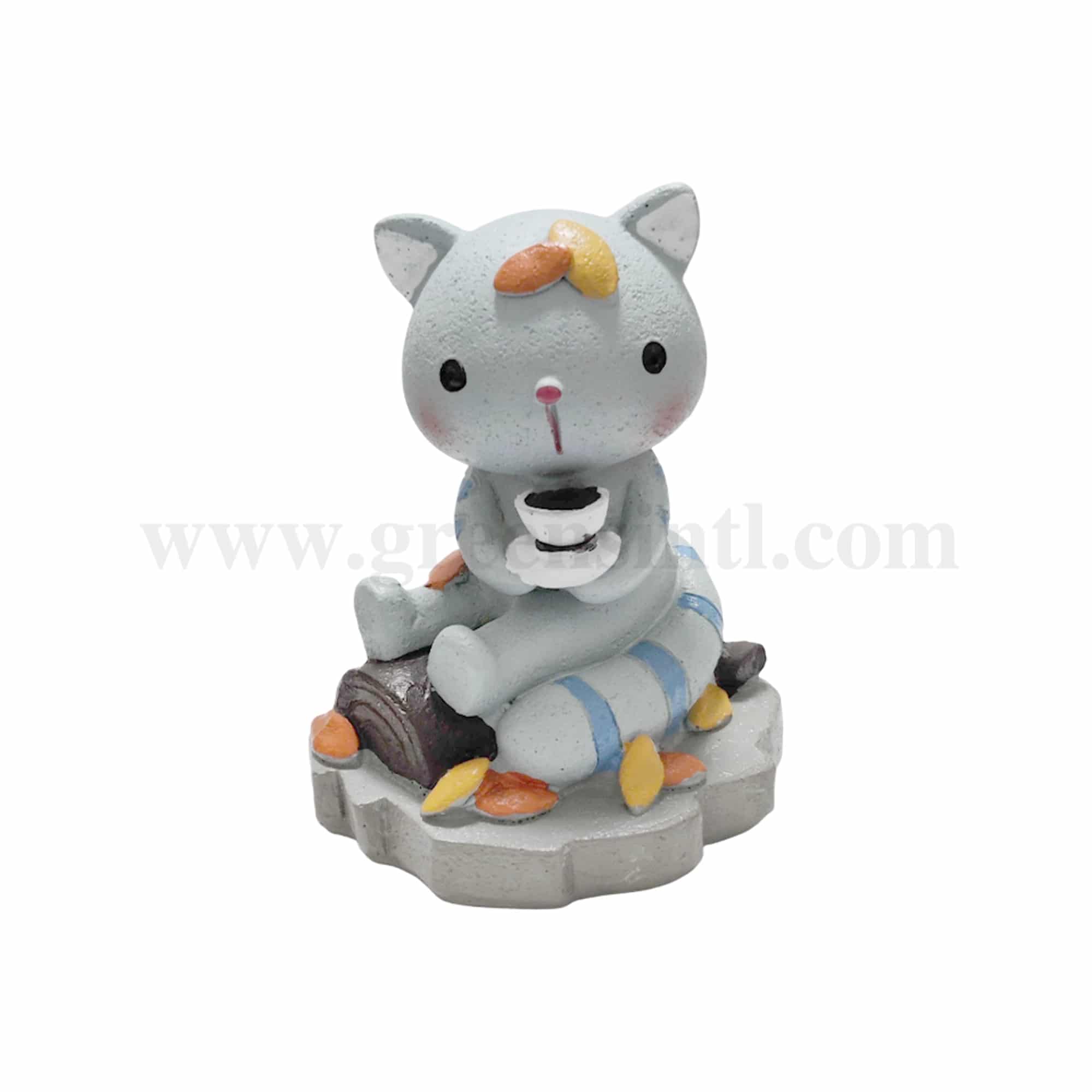 GREENS CHOICE Cake Topper Cat 70 x 60x 85 mm