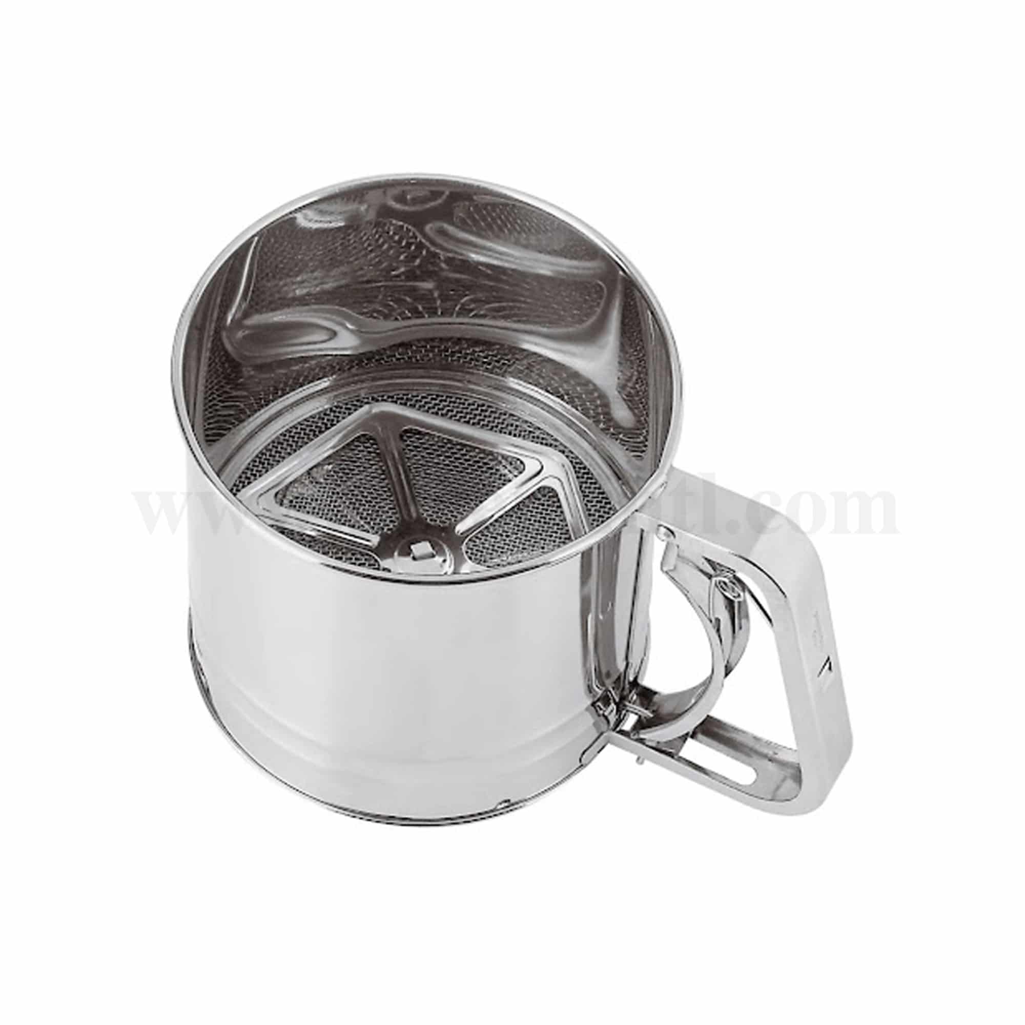 GREENS CHOICE Stainless Steel Sieve with Handle D 120 x h 130 mm
