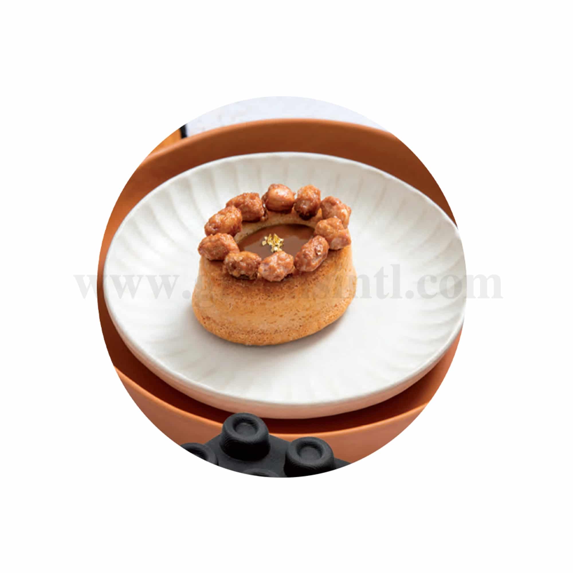 SASA DEMARLE Flexipan Oval Savarins 40x30mm, 15 Indents