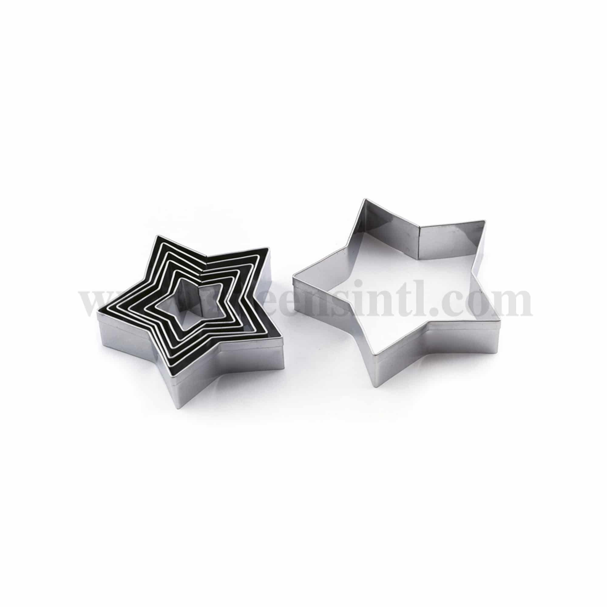 MARTELLATO Star-shaped Pastry Cutter Set of 7