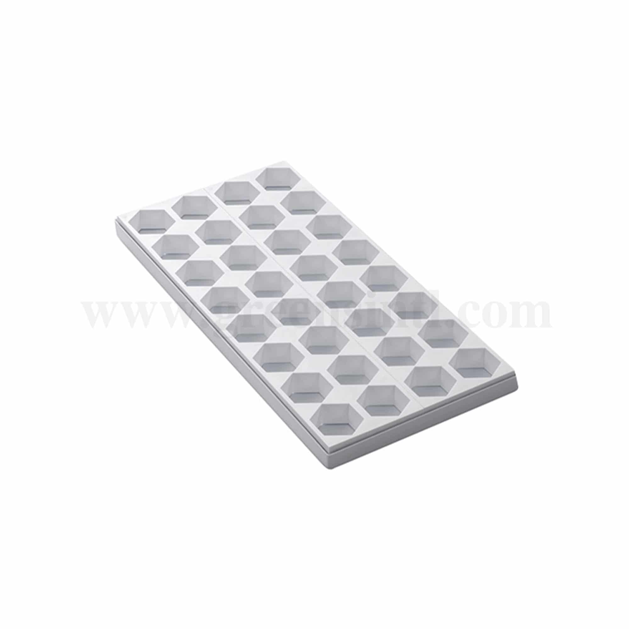 MARTELLATO Mould for Mignon Exagonal 46 x 41 x h 25 mm-32 Pcs