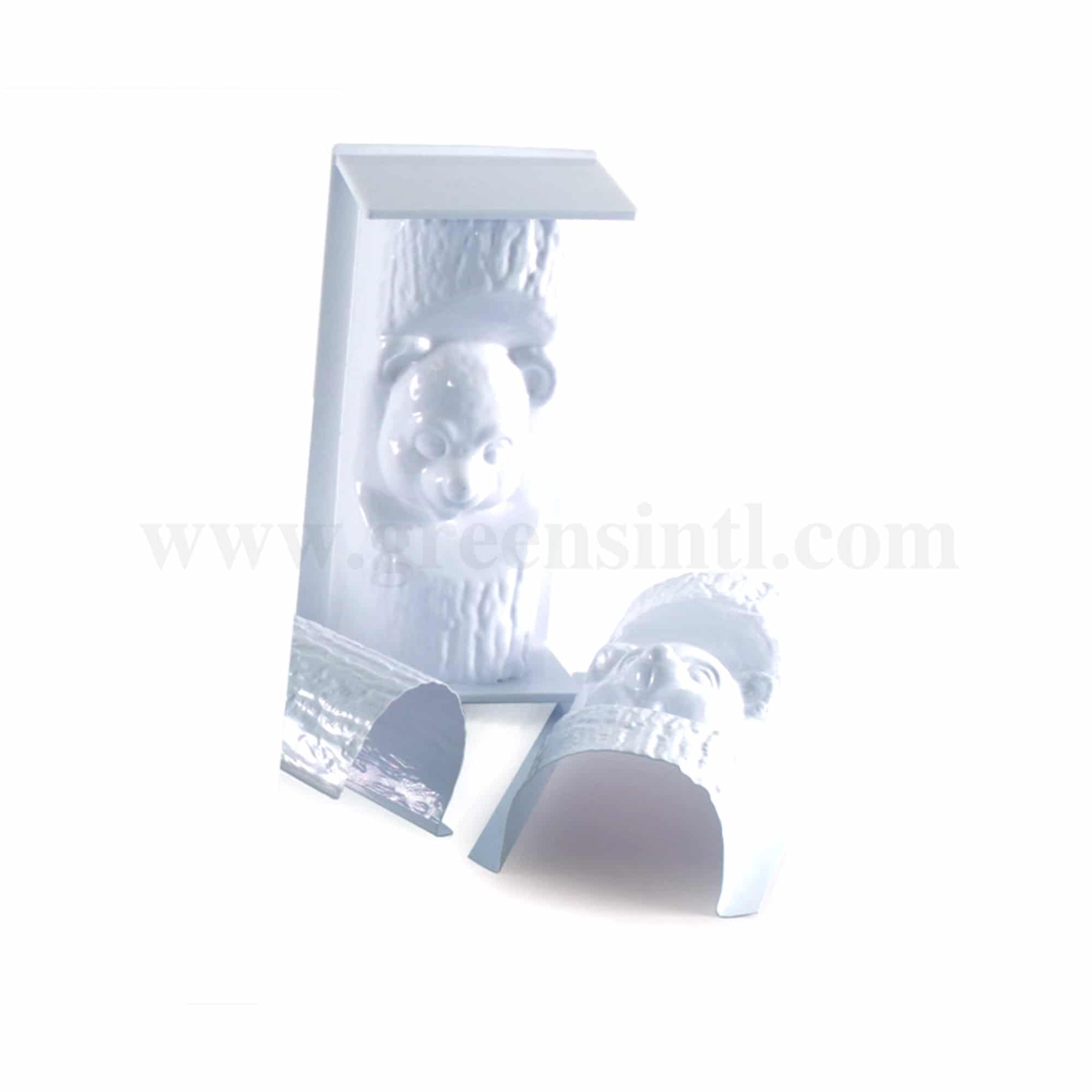 MARTELLATO Yule Log Muzzle Bear Cub Mould 250 x10 h 70 mm