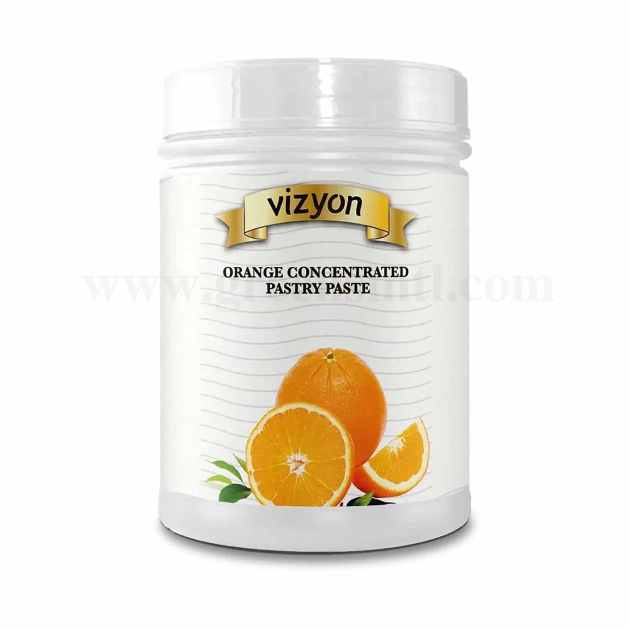 VIZYON Concentrated Pastry Paste Orange 1 Kg