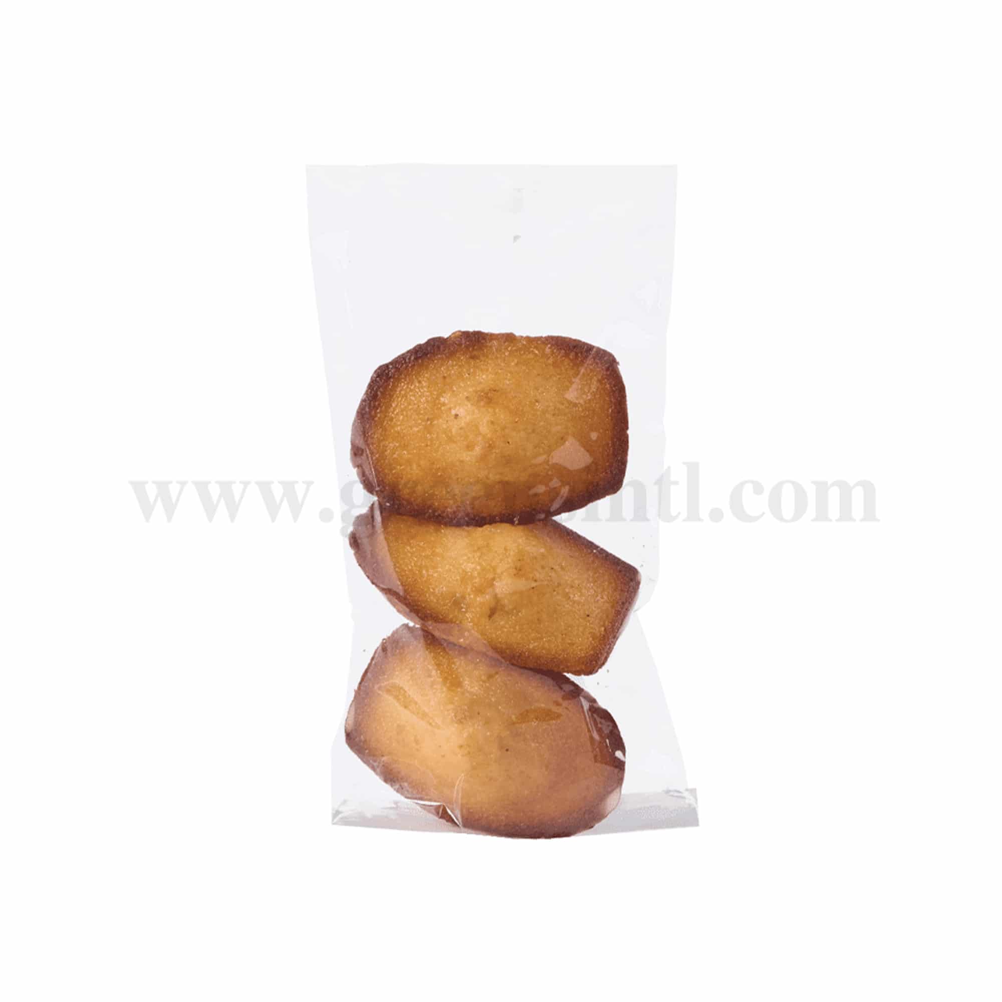 GREENS CHOICE Cellophane Cookies Bag Flat Neutre 350p- 60 x 115mm-100 Pcs