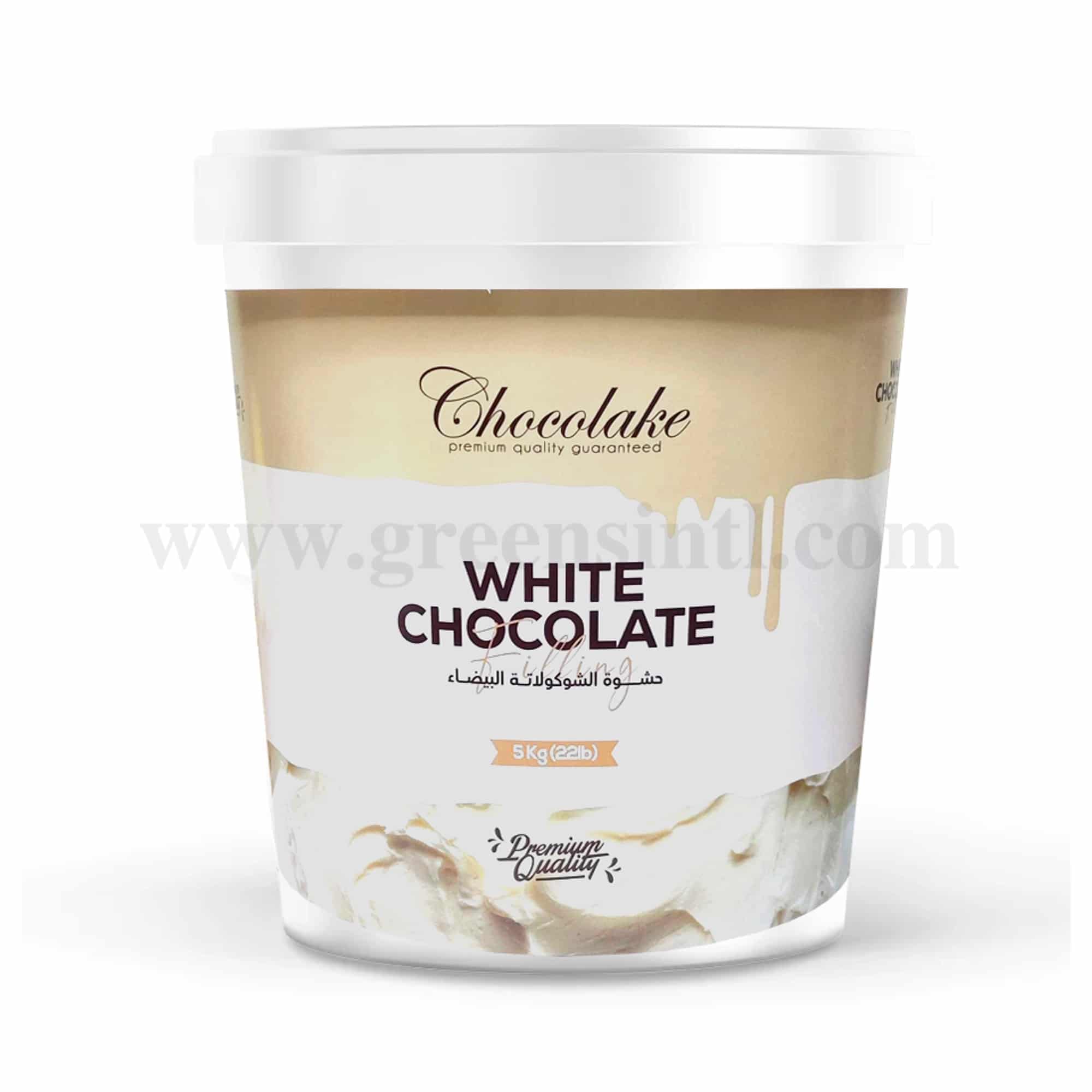 CHOCOLAKE White Chocolate Filling Cream & Spread 5 Kg