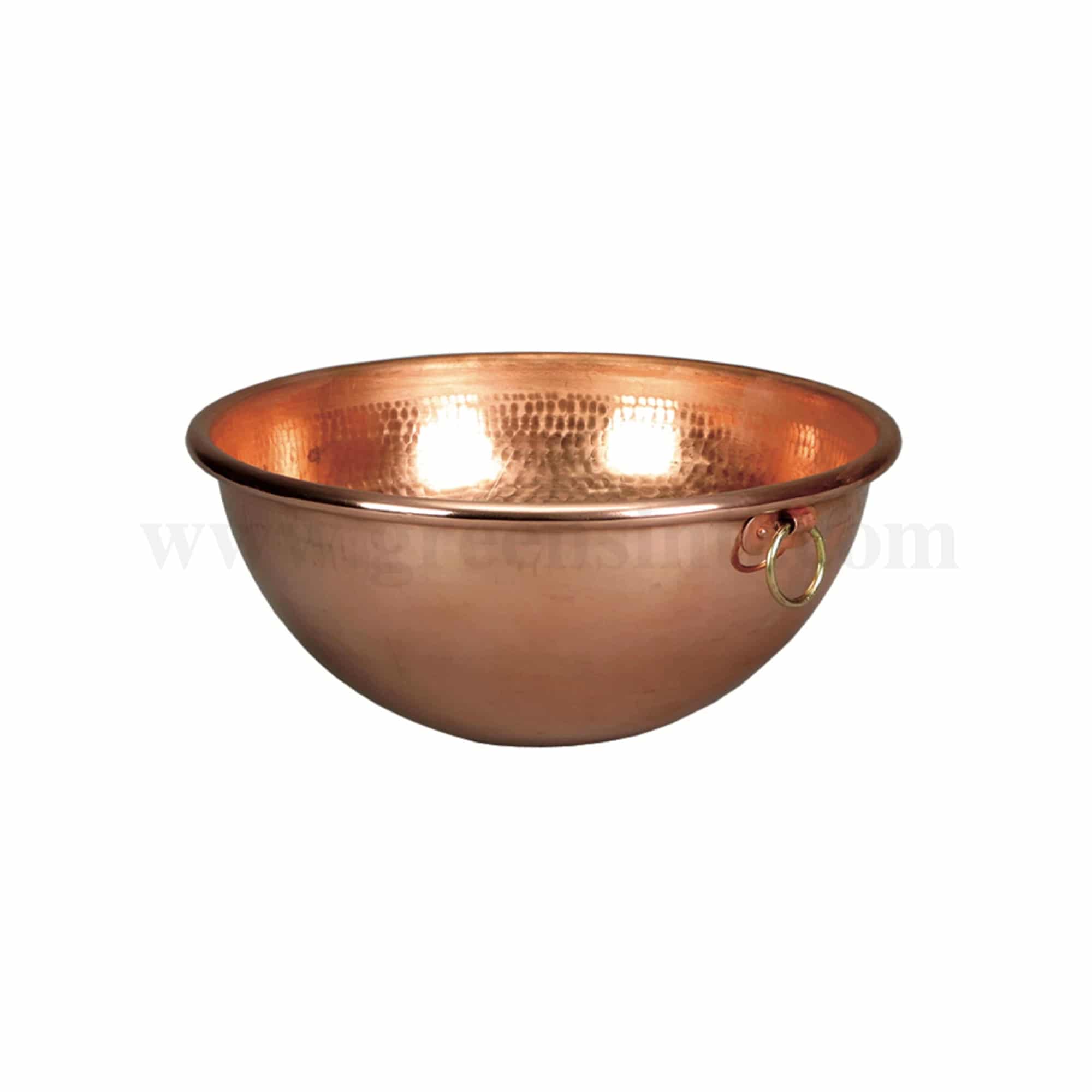 SCHNEIDER Egg white bowl with suspension rings D 240 x h 120 mm- 3.6 L