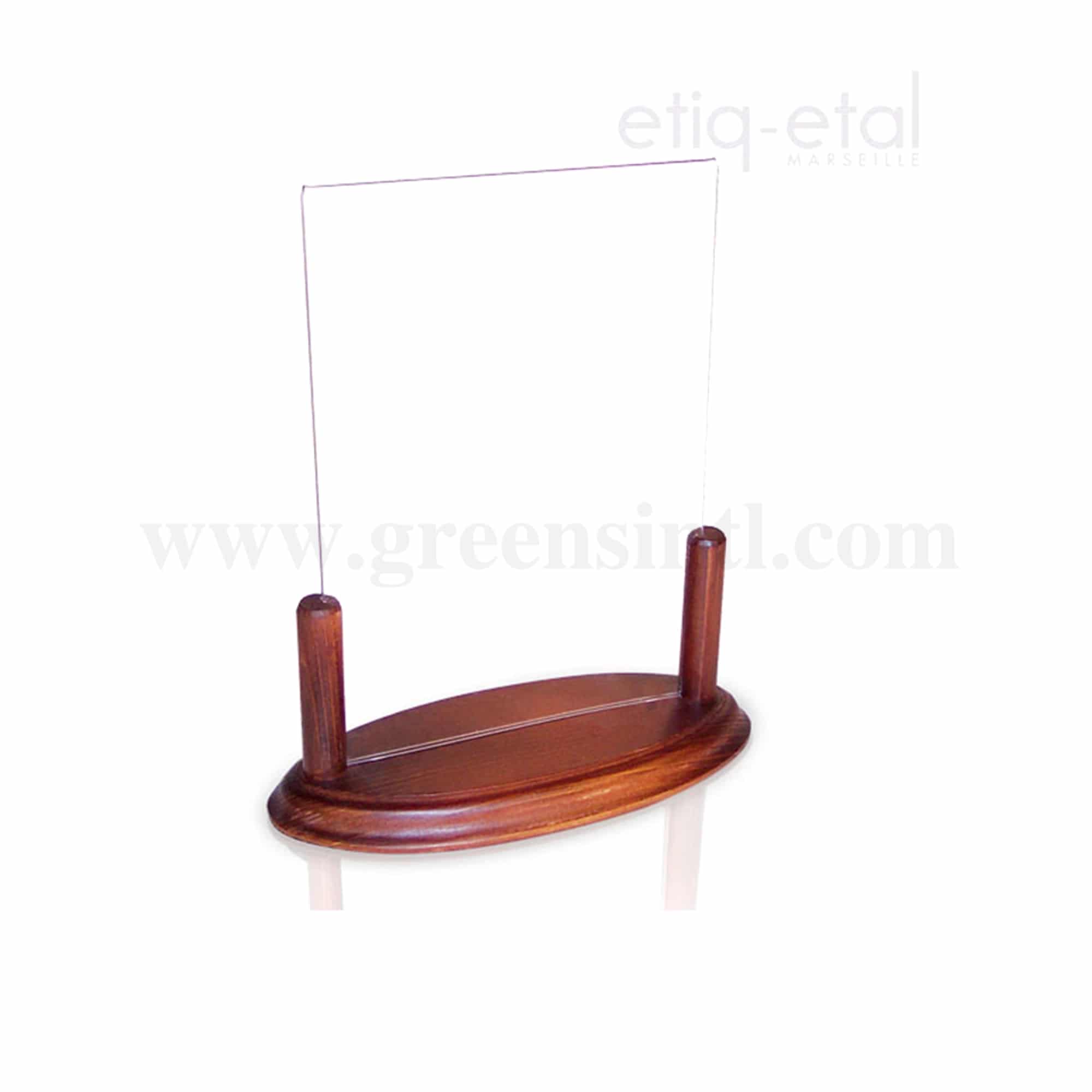 ETIQ ETAL Plexi Glass Menu Holder Infowood A4