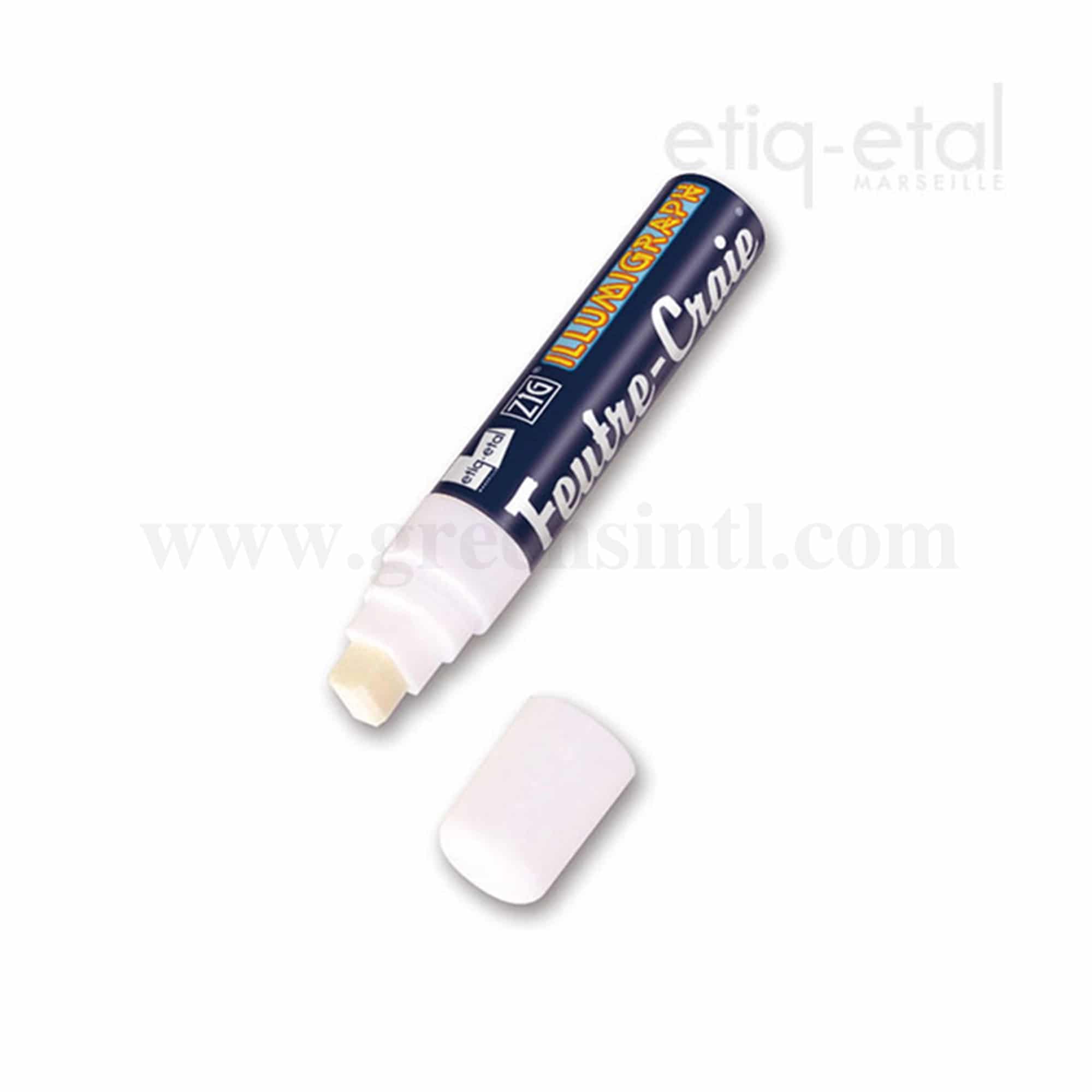 ETIQ ETAL Chalk Marker White Wide Tip 15 mm