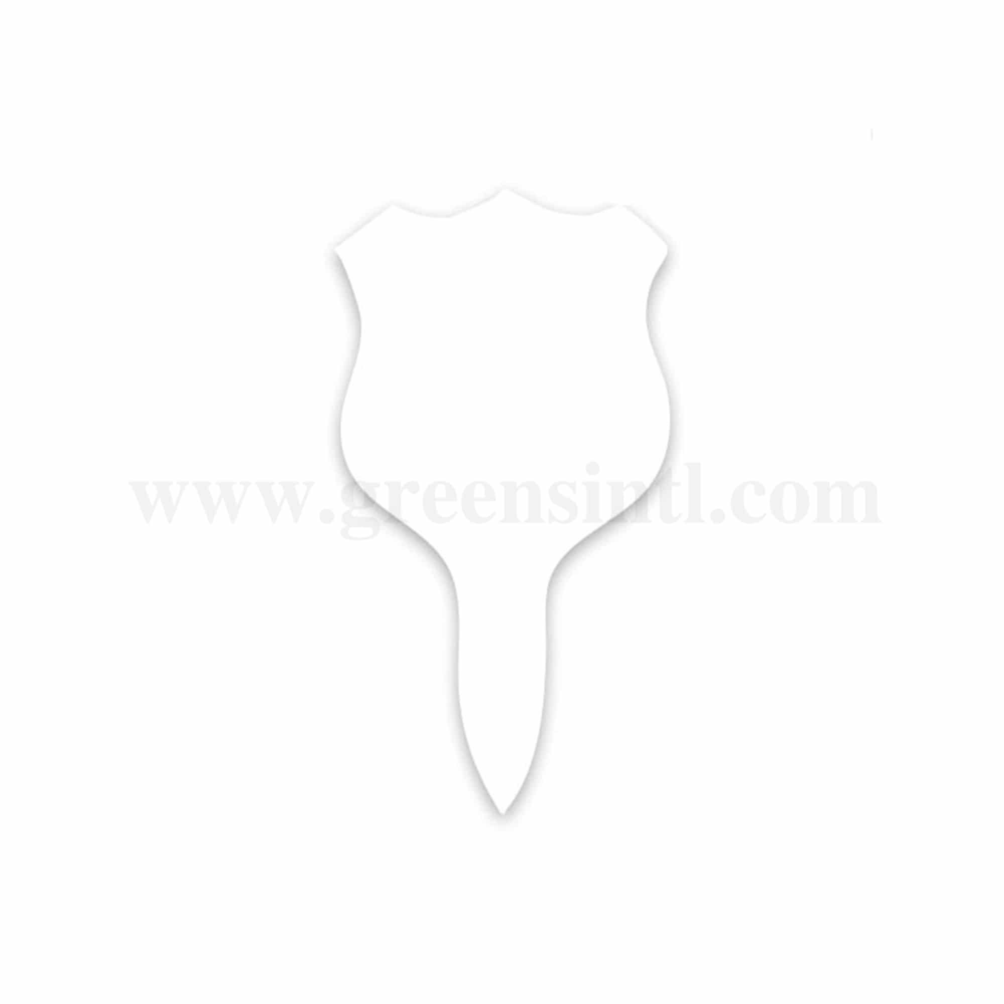 ETIQ ETAL White Badge 39 x 73 mm