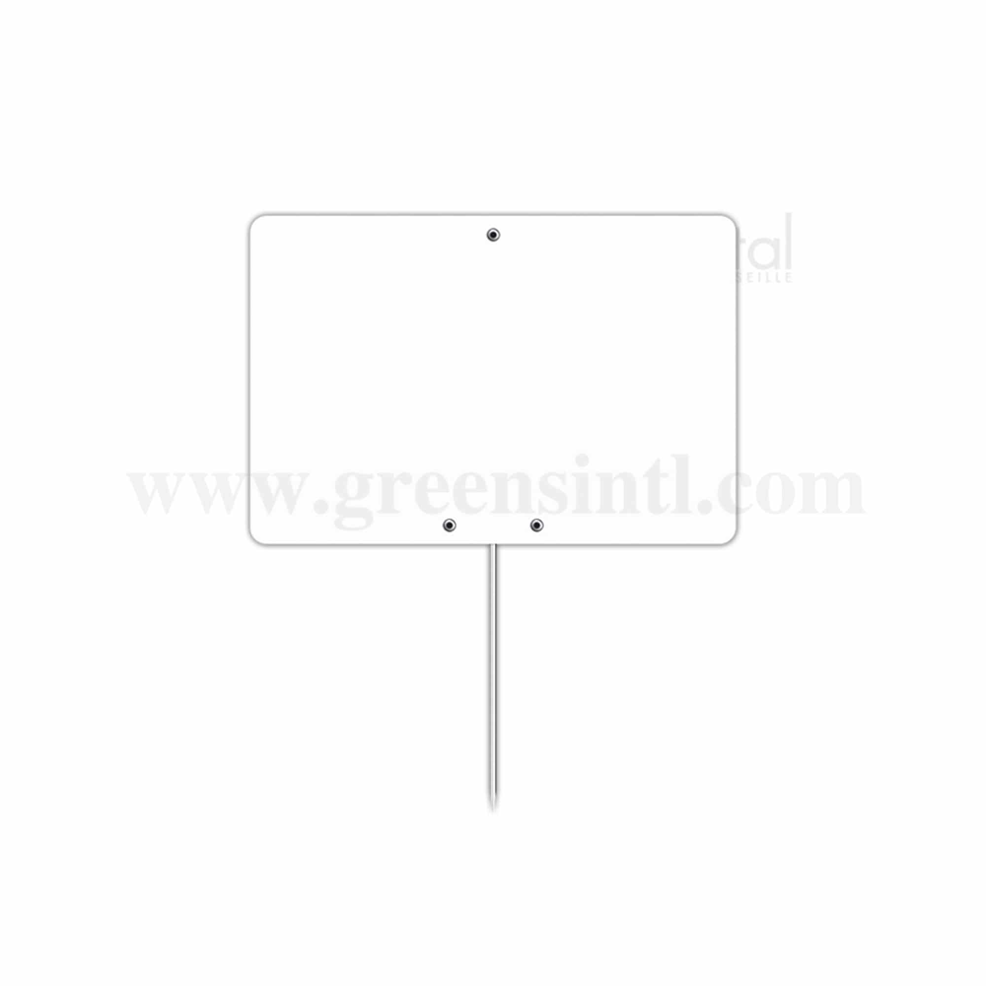 ETIQ ETAL White Tag with pin 150 x 100 mm