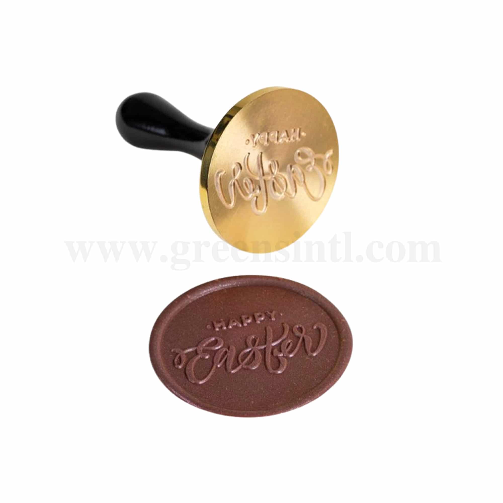 MARTELLATO Chocolate Decoration Stamp - Happy Easter- D 60mm
