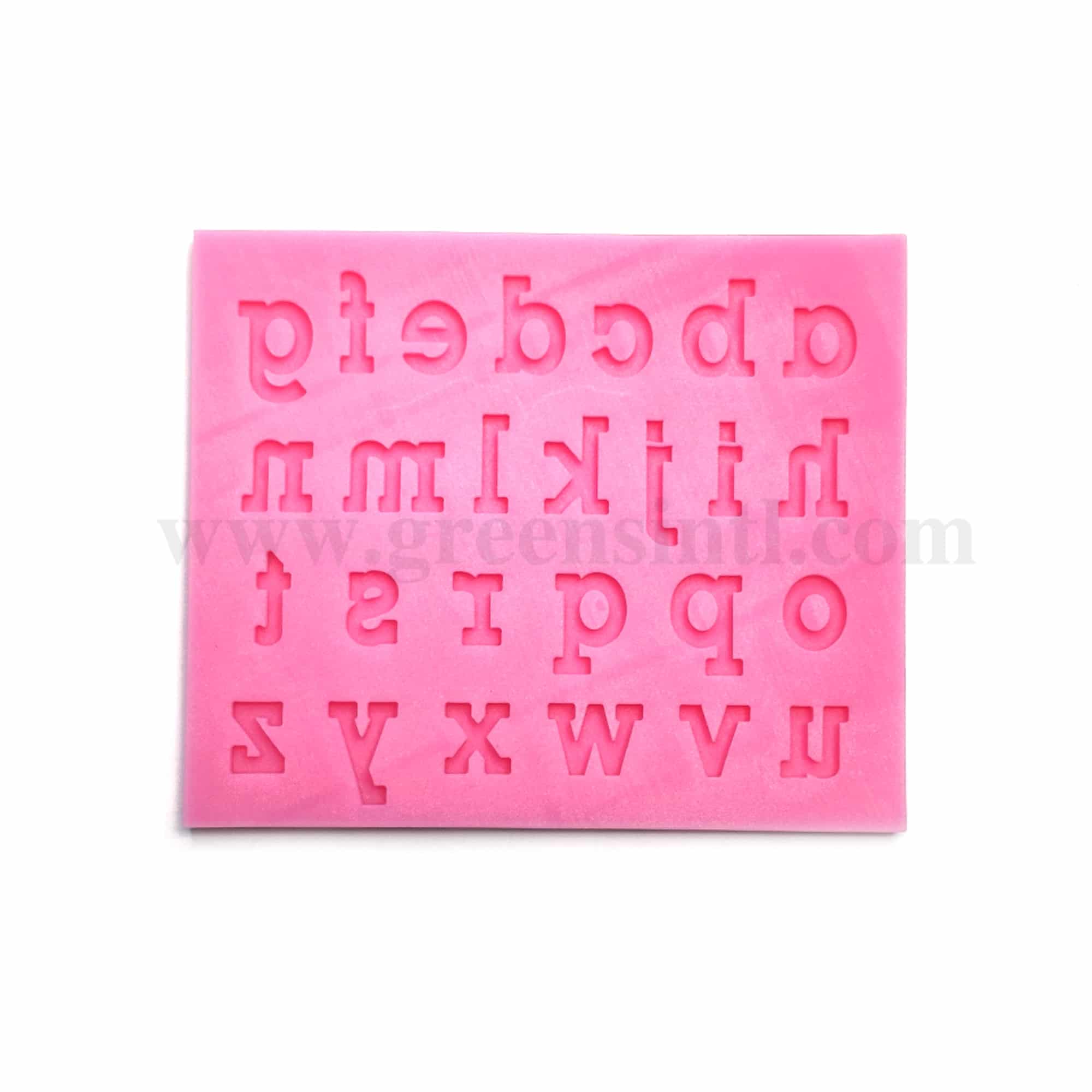 GREENS CHOICE Silicone Mould Alphabets 105 x 125 mm