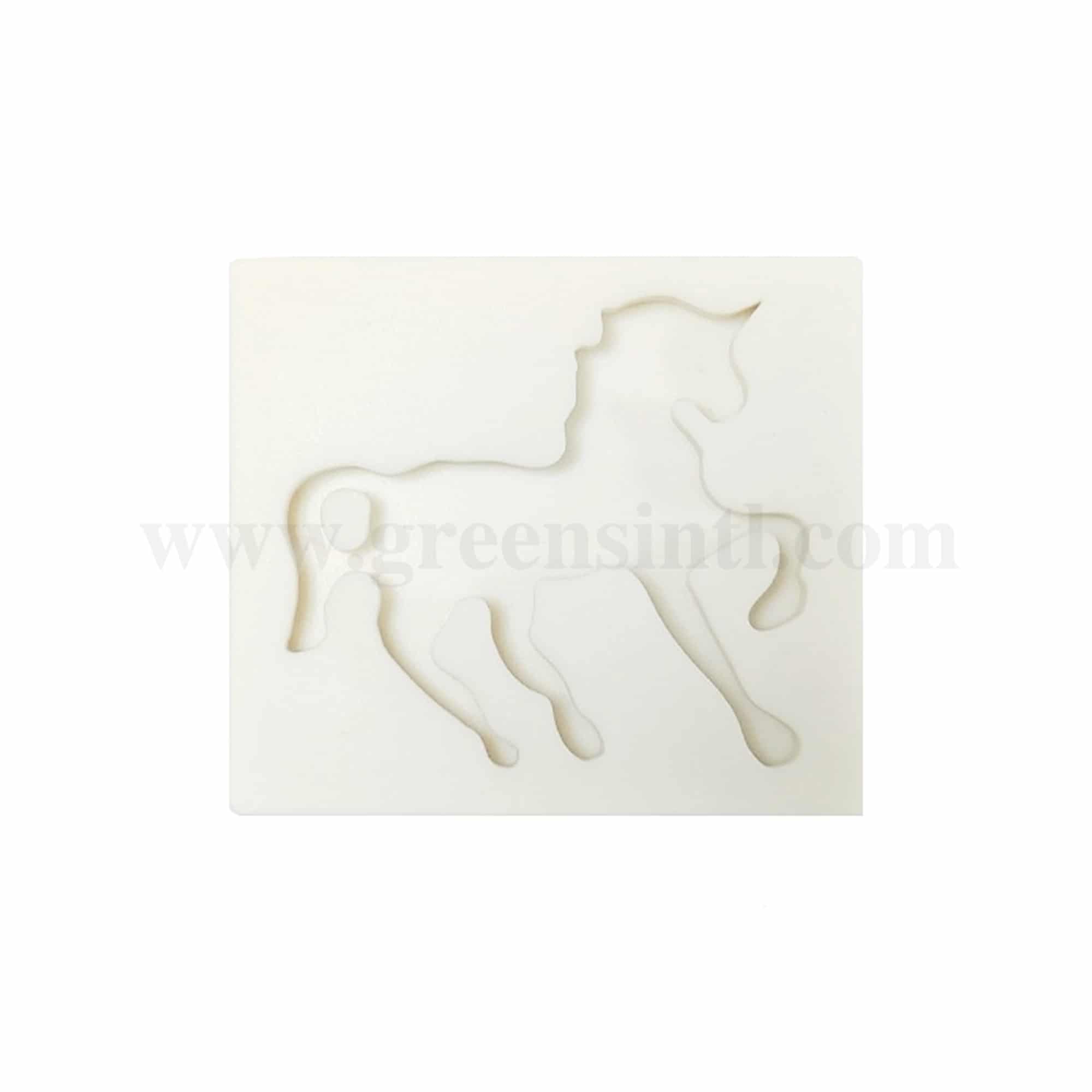 GREENS CHOICE Silicone Mould Unikorn 66 x 66 x 9 mm