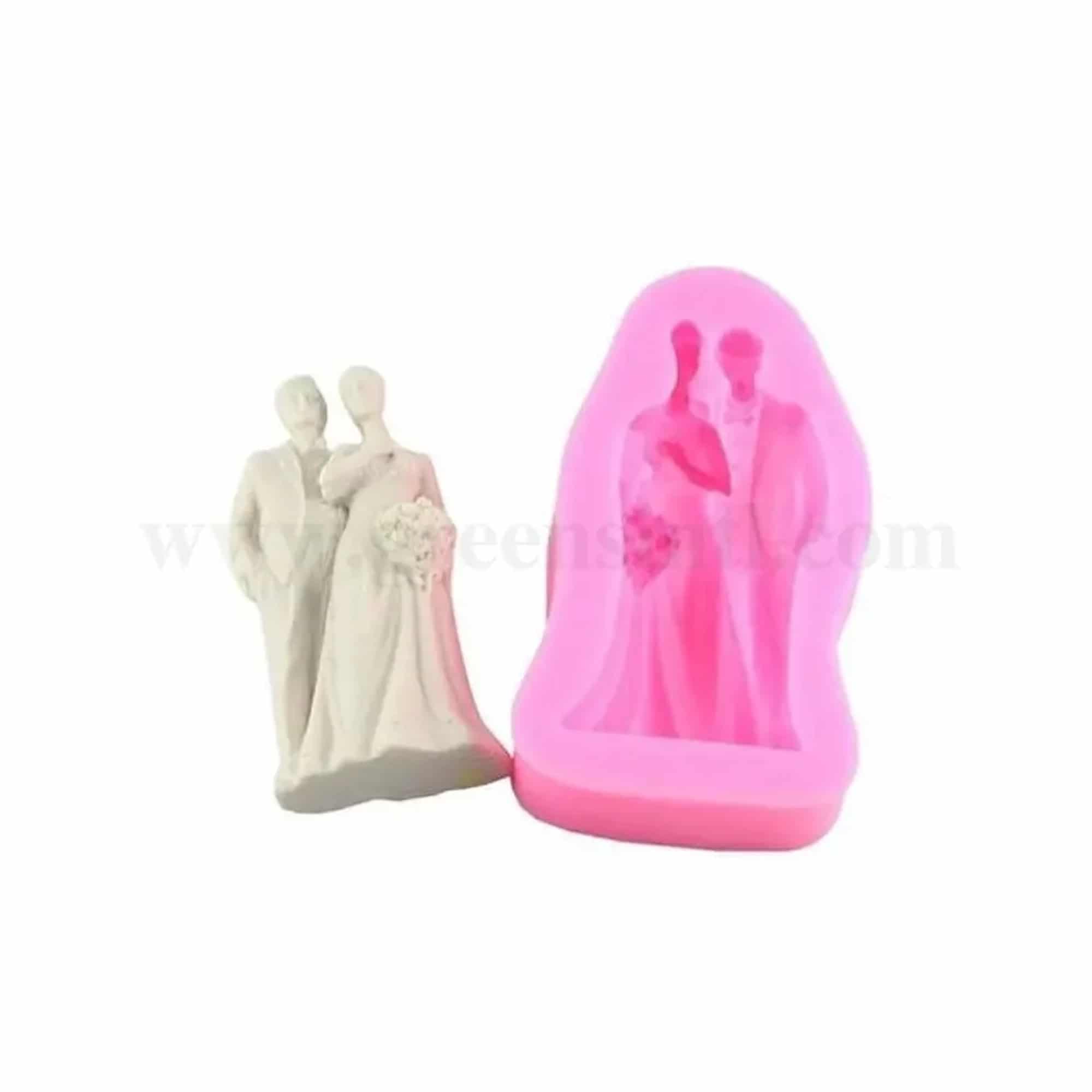 GREENS Wedding Couple Cake Silicone Mould 115 x 64 mm