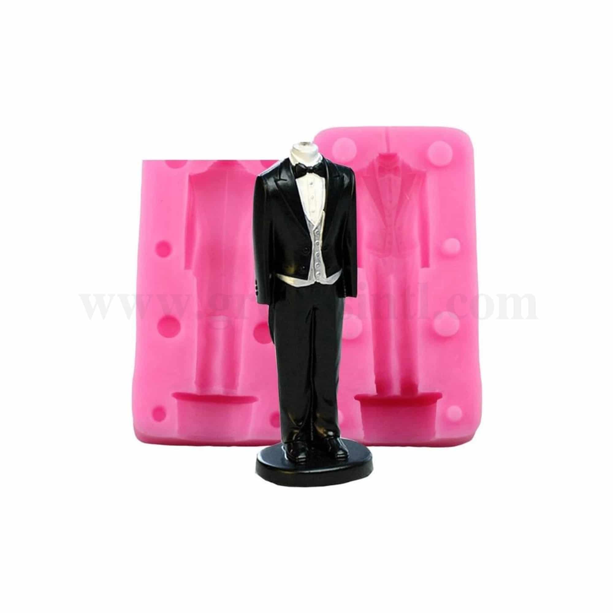 GREENS CHOICE Silicone Mould Mean Suit 88.6 x 49.5 x 35 mm