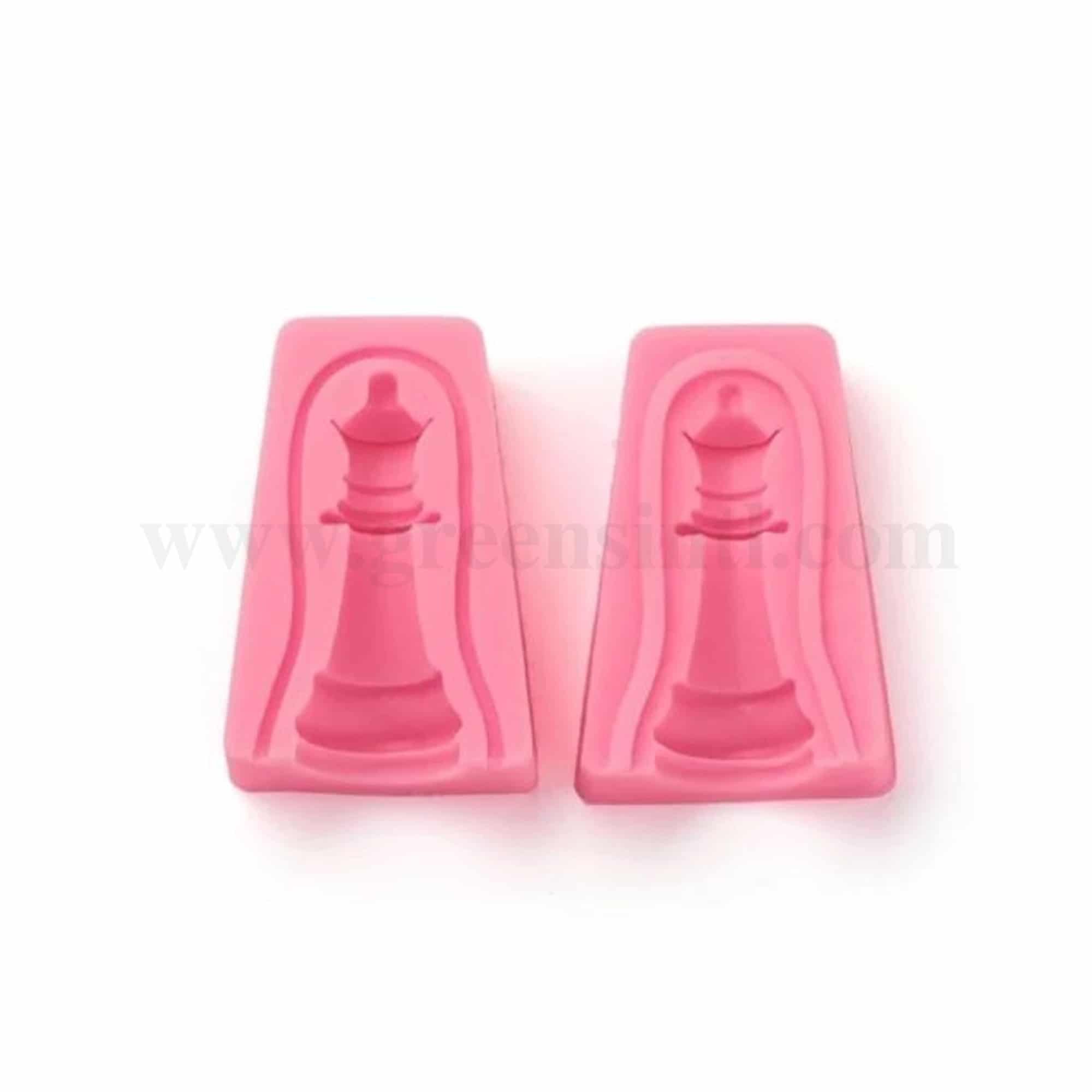 GREENS CHOICE Silicone Mould Chess Queen 67 x 44 x 37 mm