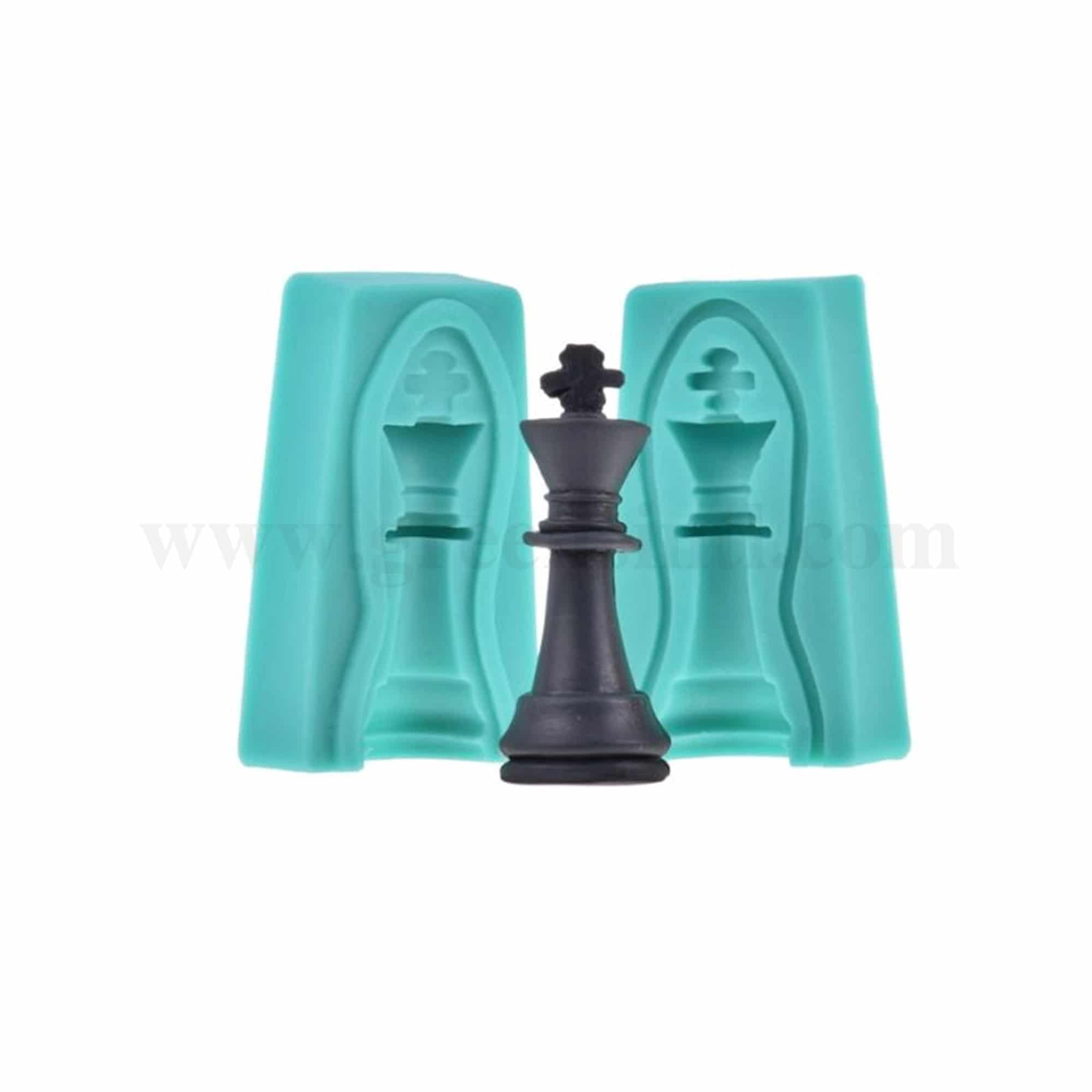 GREENS CHOICE Silicone Mould Chess King 74 x 46 x 37 mm