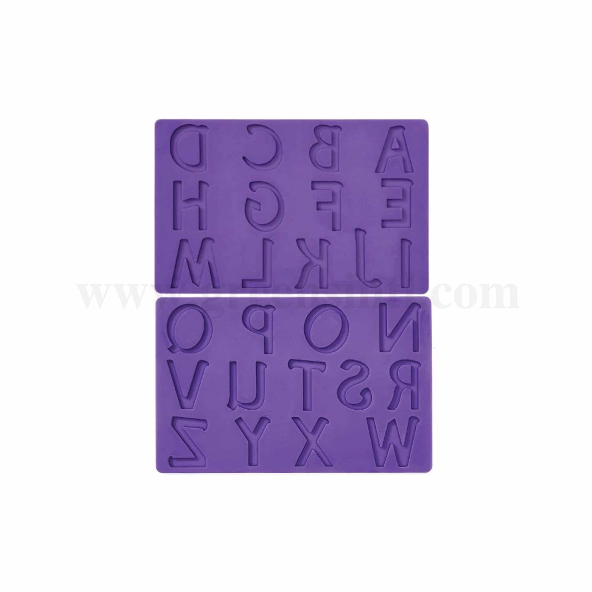 GREENS CHOICE Silicone Mould Alphabets 200 x 130x 8 mm