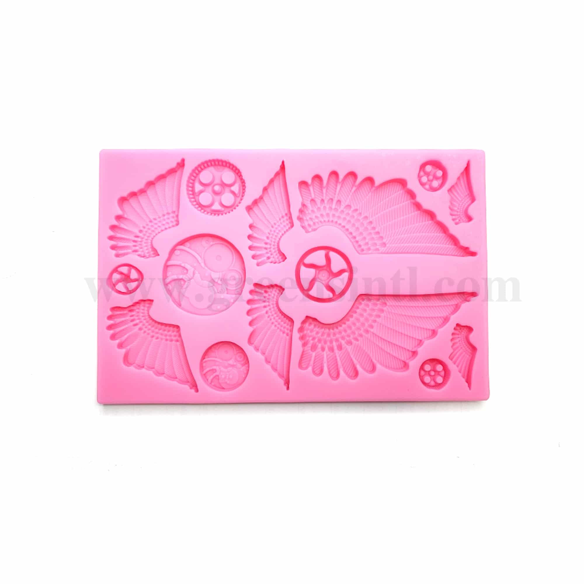 GREENS CHOICE Silicone Mould Wings and Wheels 179 x 116 x 10 mm