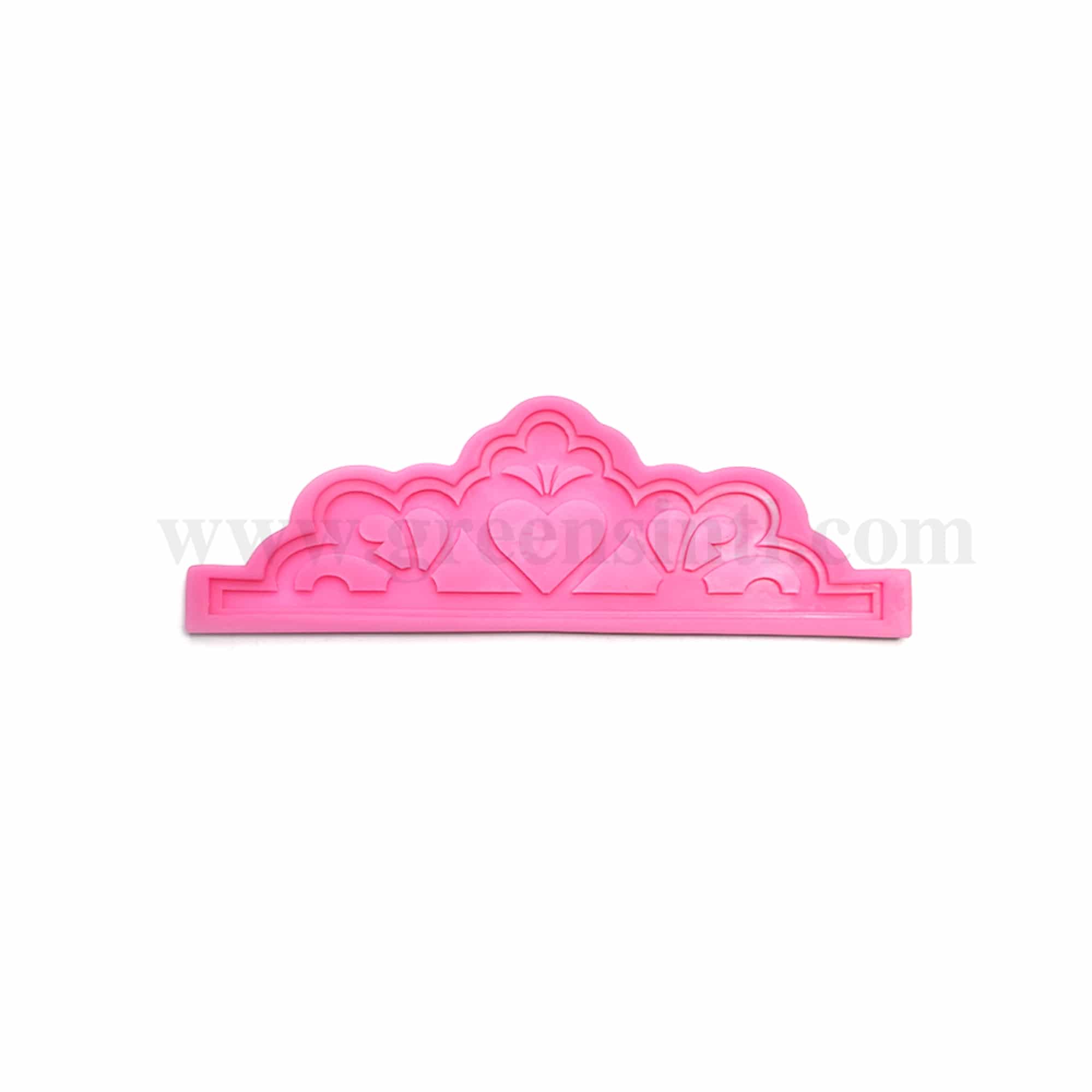 GREENS CHOICE Silicone Mould  Love Crown  Design 222 x 75 x 8 mm