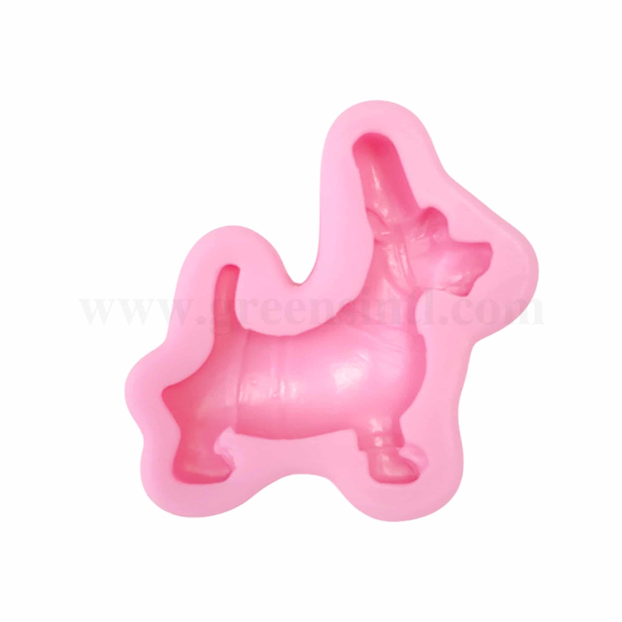 GREENS CHOICE Silicone Mould  Police Dog 75 x 52 x 16 mm
