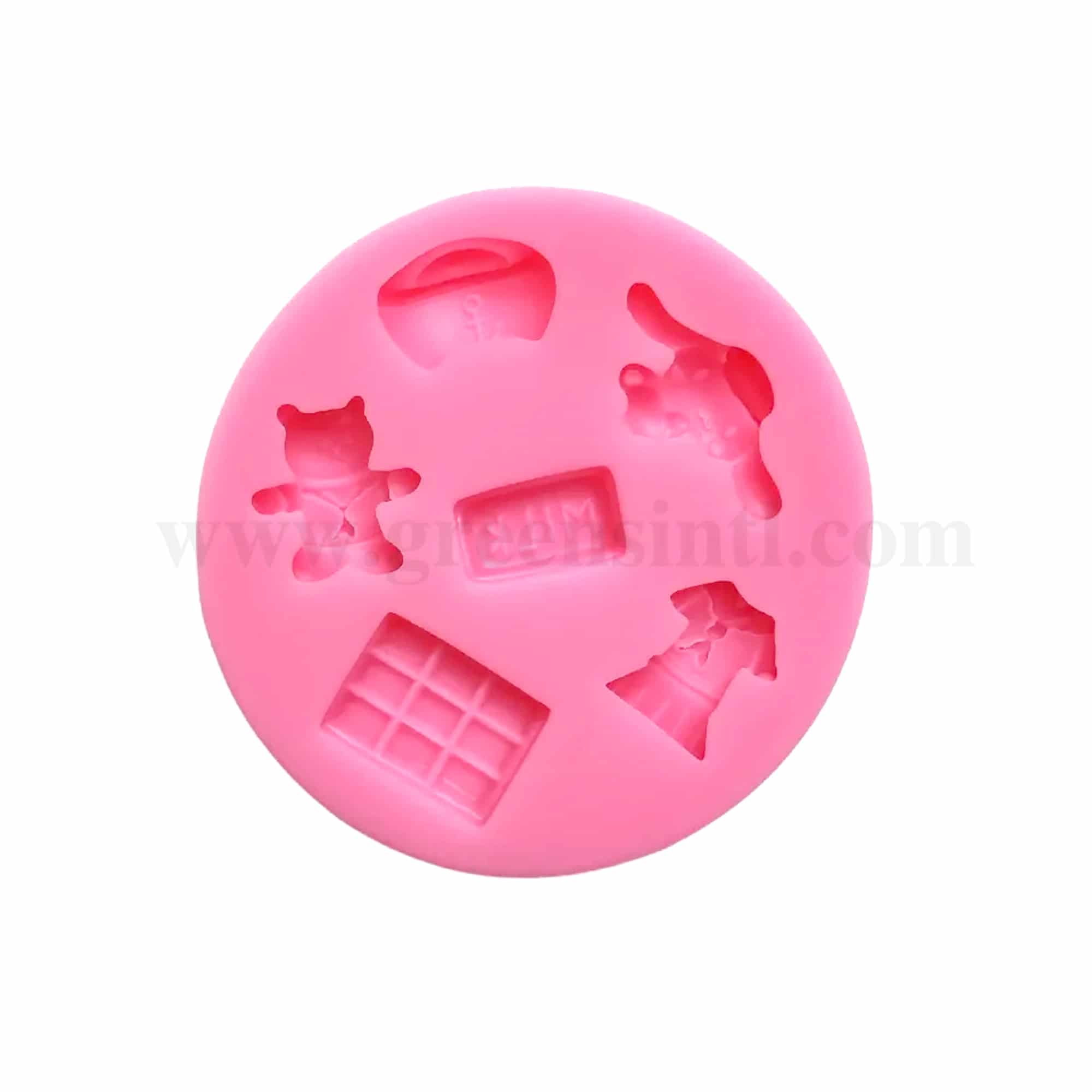 GREENS CHOICE Silicone Mould Cartoon Theme 78 x 12 mm