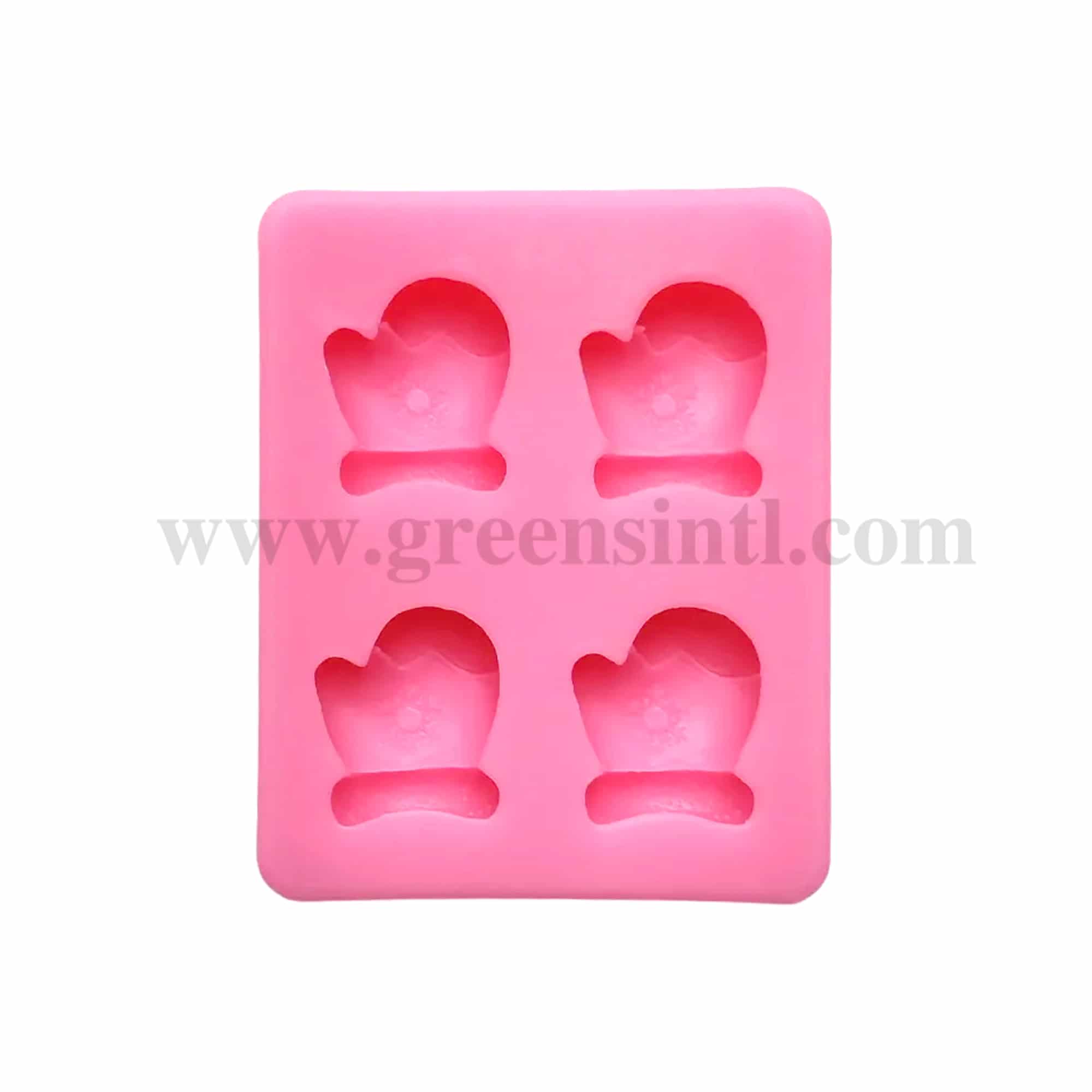 GREENS CHOICE Silicone Mould Snow Gloves 67 x 54 x 12 mm