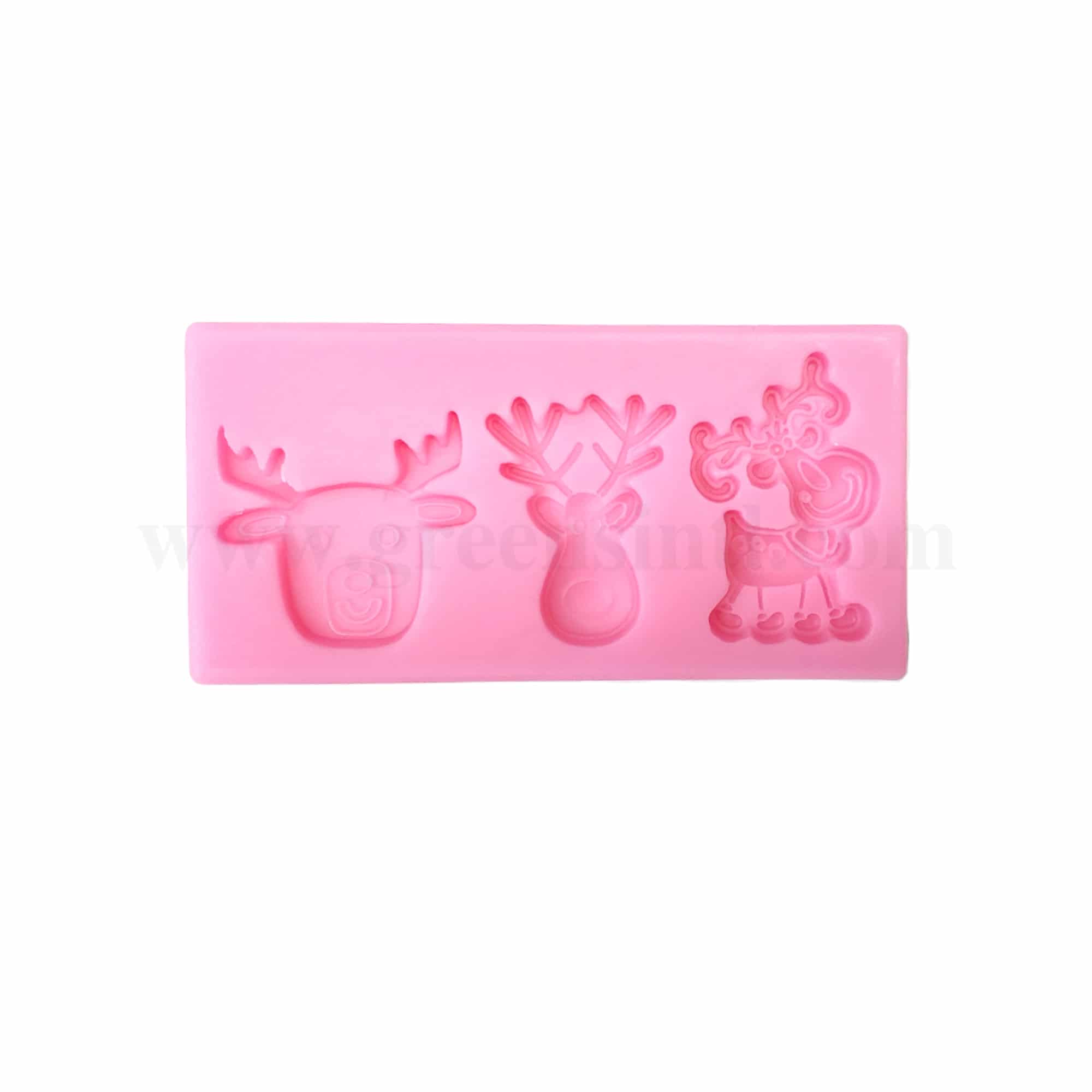 GREENS CHOICE Silicone Mould Rein Deer 96 x 48 x 9 mm