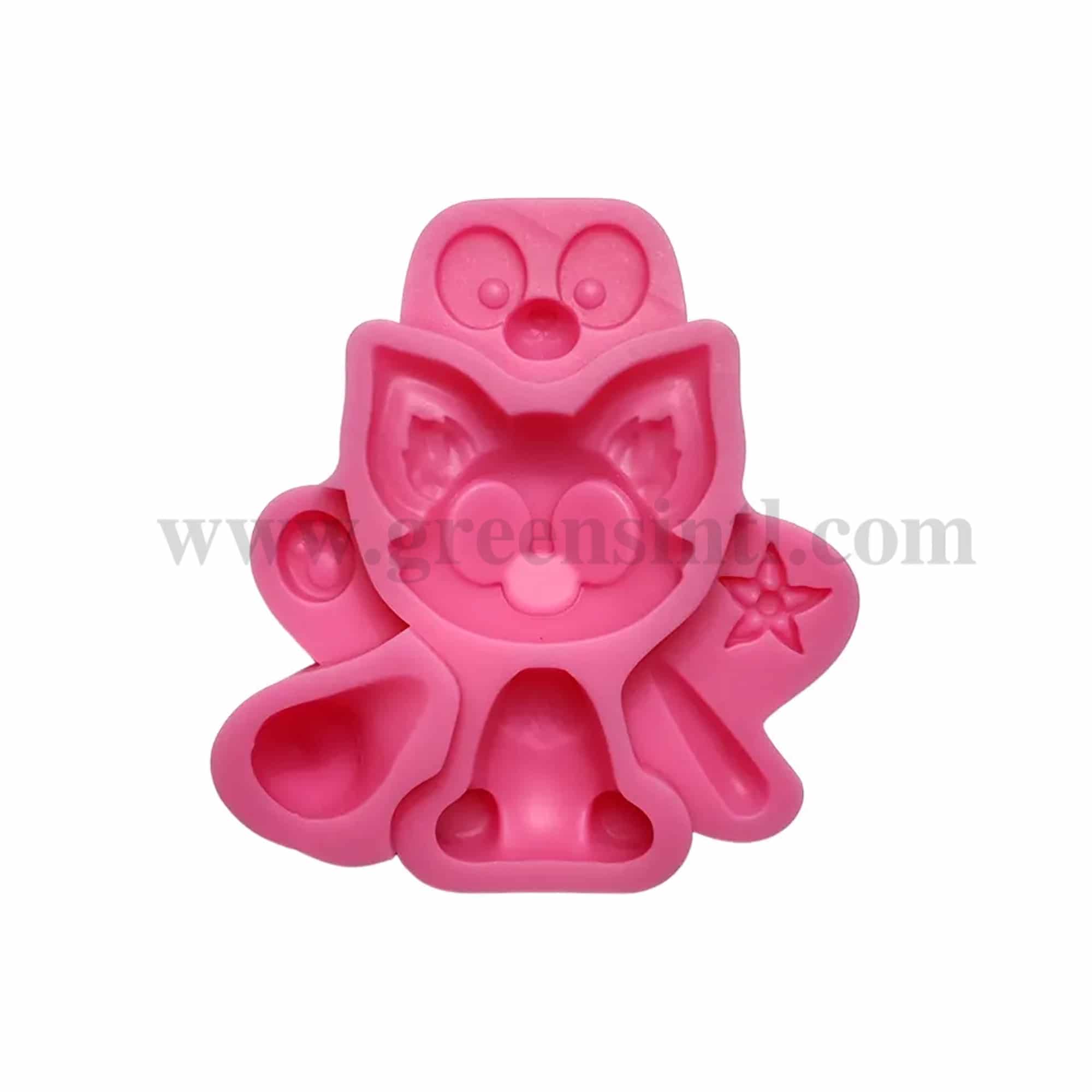 GREENS CHOICE Silicone Mould Cat 107 x 98 x 23 mm