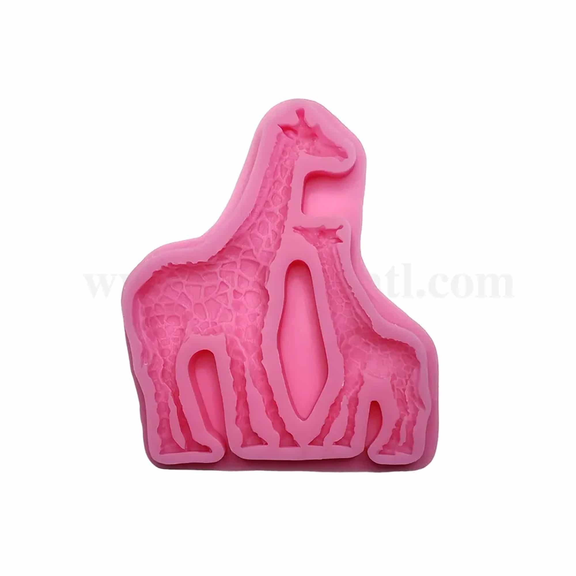 GREENS CHOICE Silicone Mould Giraffe 122 x 143 x 12 mm