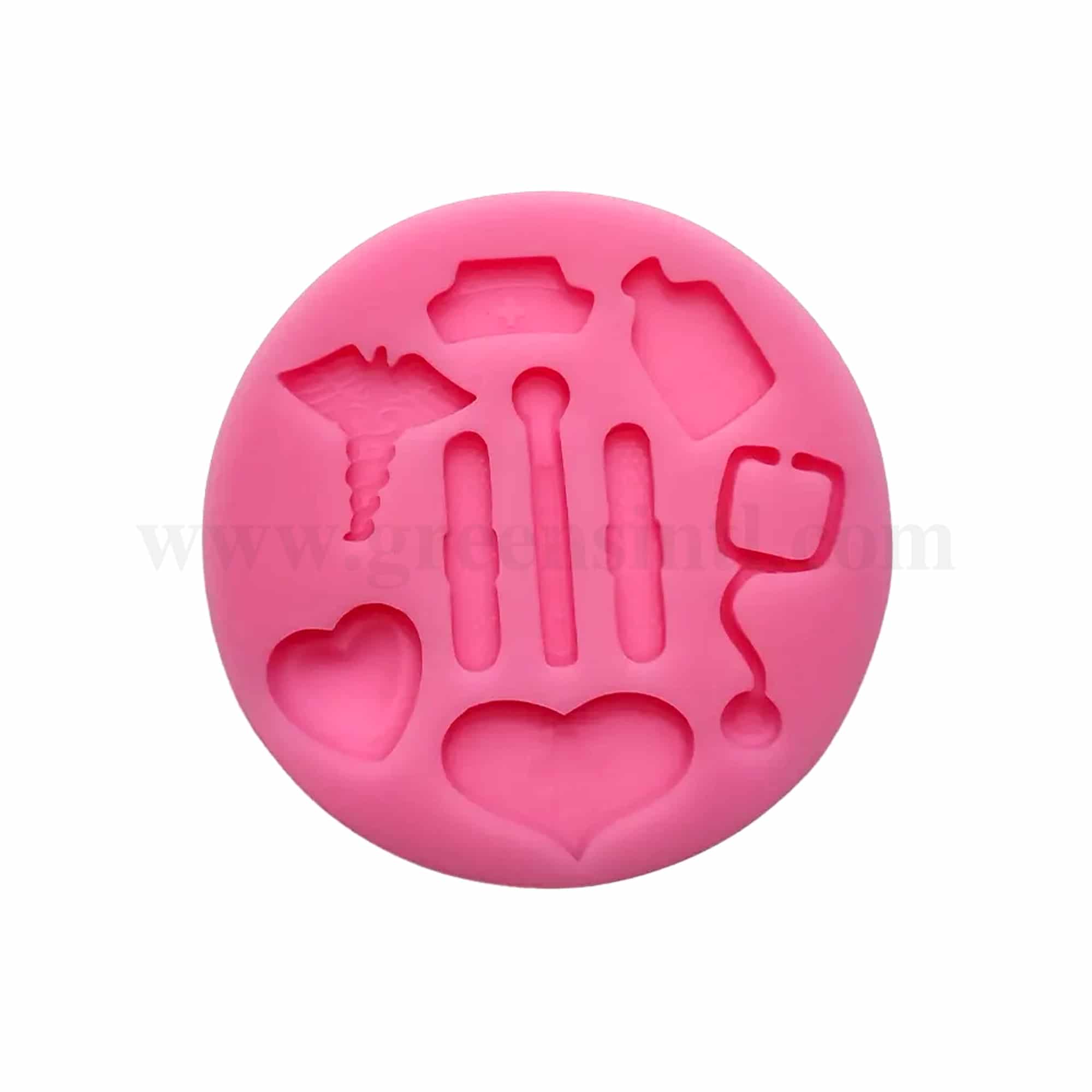 GREENS CHOICE Silicone Mould Medical Theme 86 x 84 x 10 mm