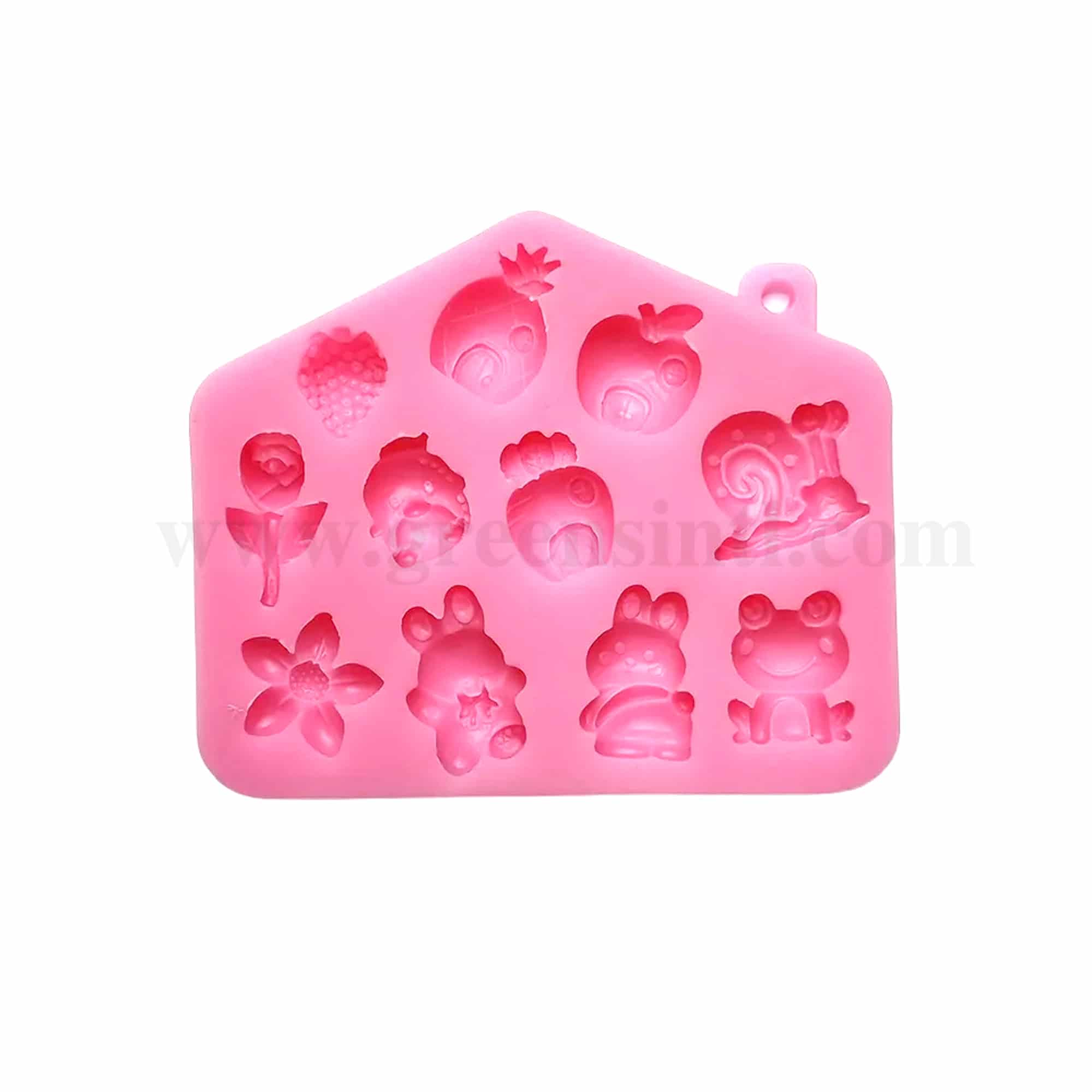 GREENS CHOICE Silicone Mould Garden theme 103 x 87 x 12 mm