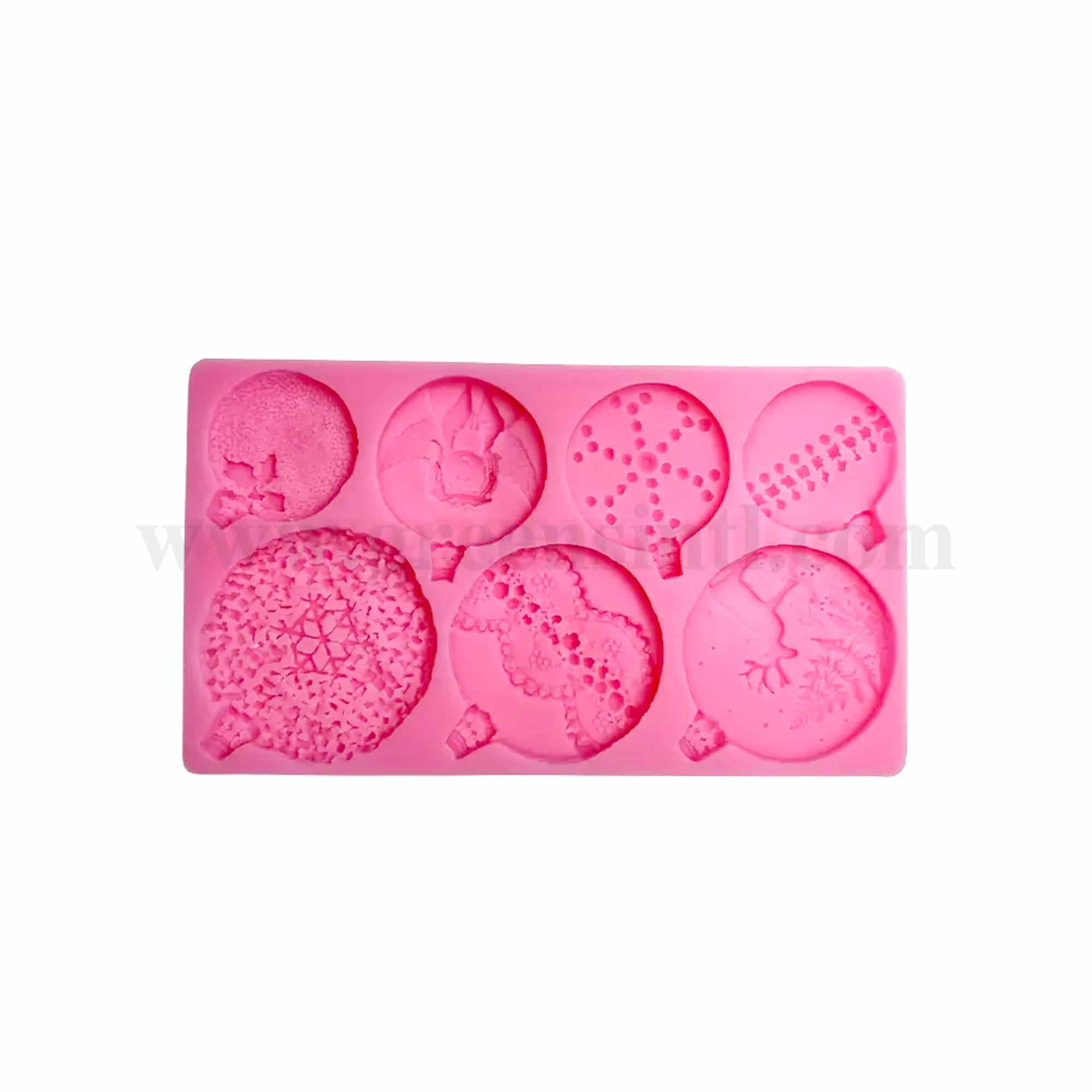 GREENS CHOICE Silicone Mould Christmas Baubbles 200 x 114 x 14 mm