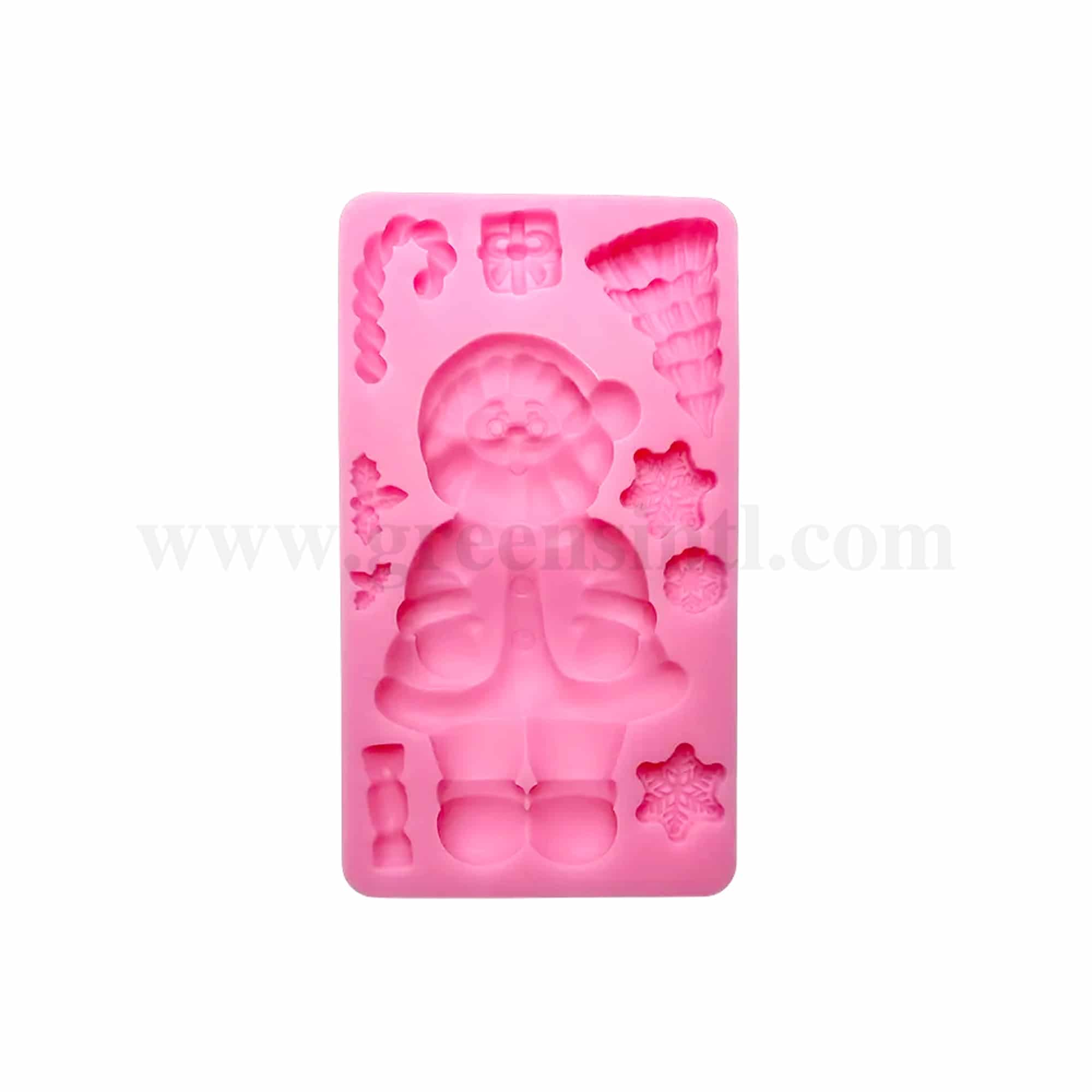 GREENS CHOICE Silicone Mould  Santa 200 x 112 x 17 mm