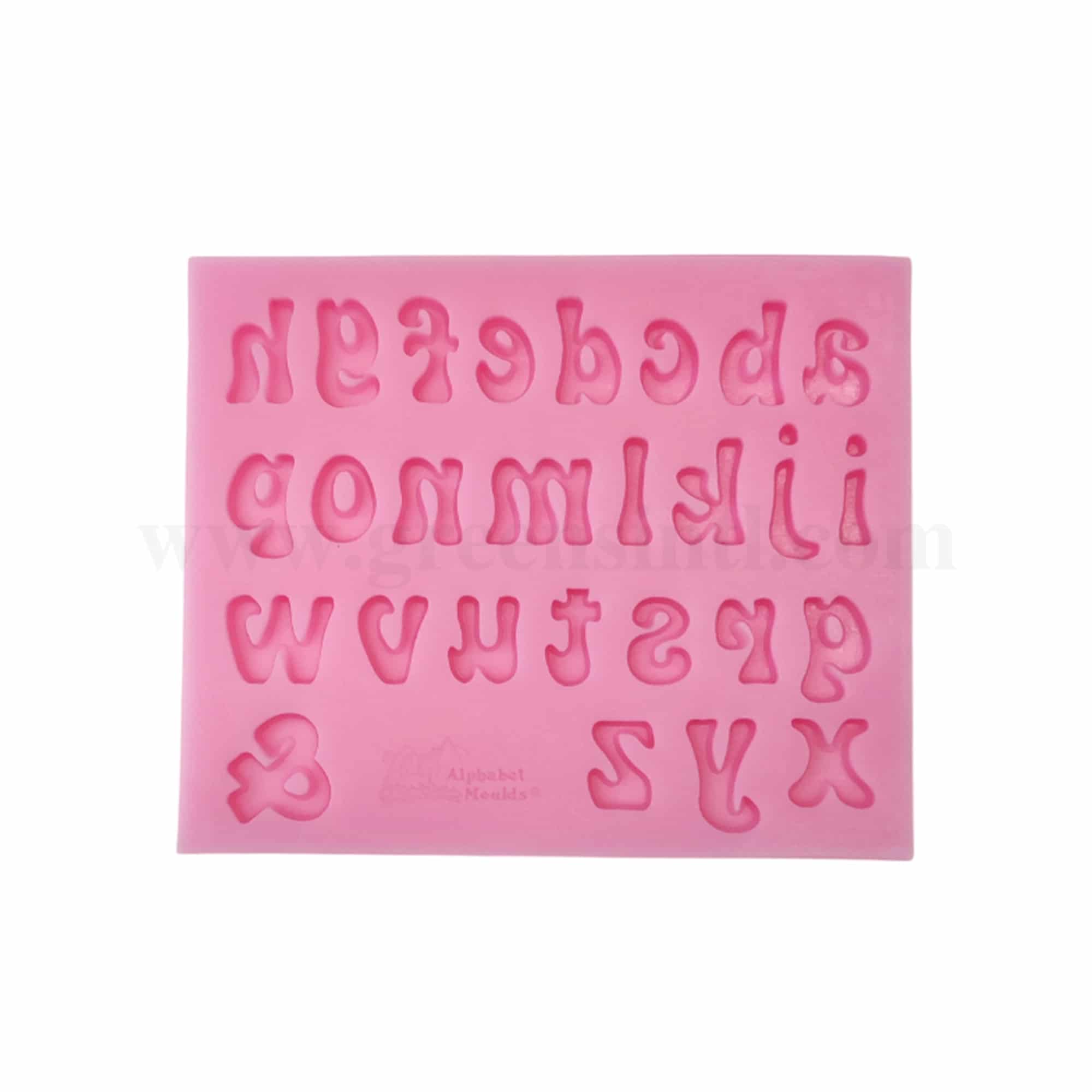 GREENS CHOICE Silicone Mould Alphabet 127 x 106 x 7 mm