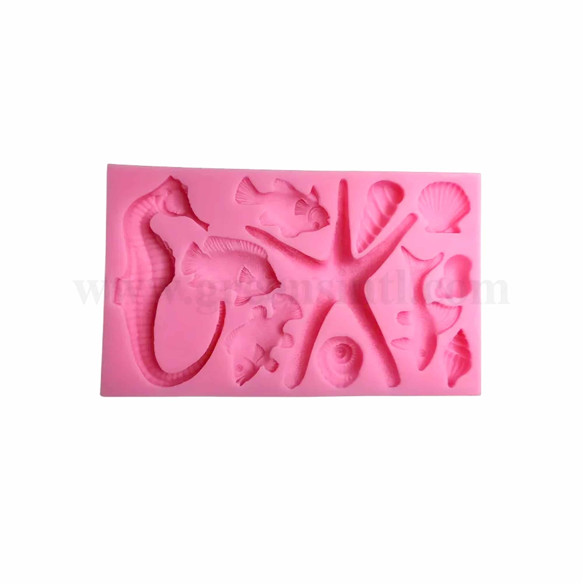 GREENS CHOICE Silicone Mould Sea Animals 198 x 119 x 15 mm