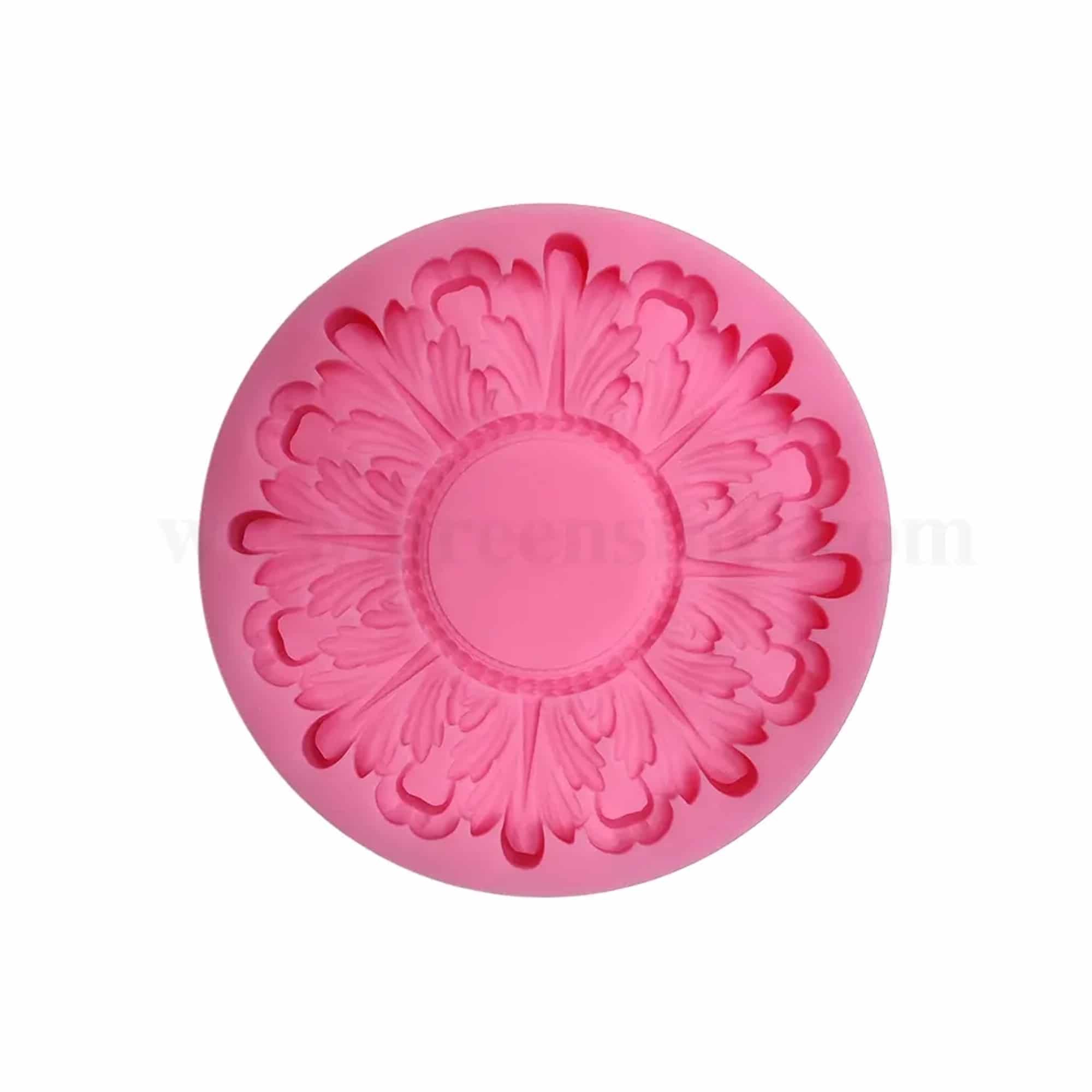 GREENS CHOICE Silicone Mould  Floral Design 129 x 15 mm