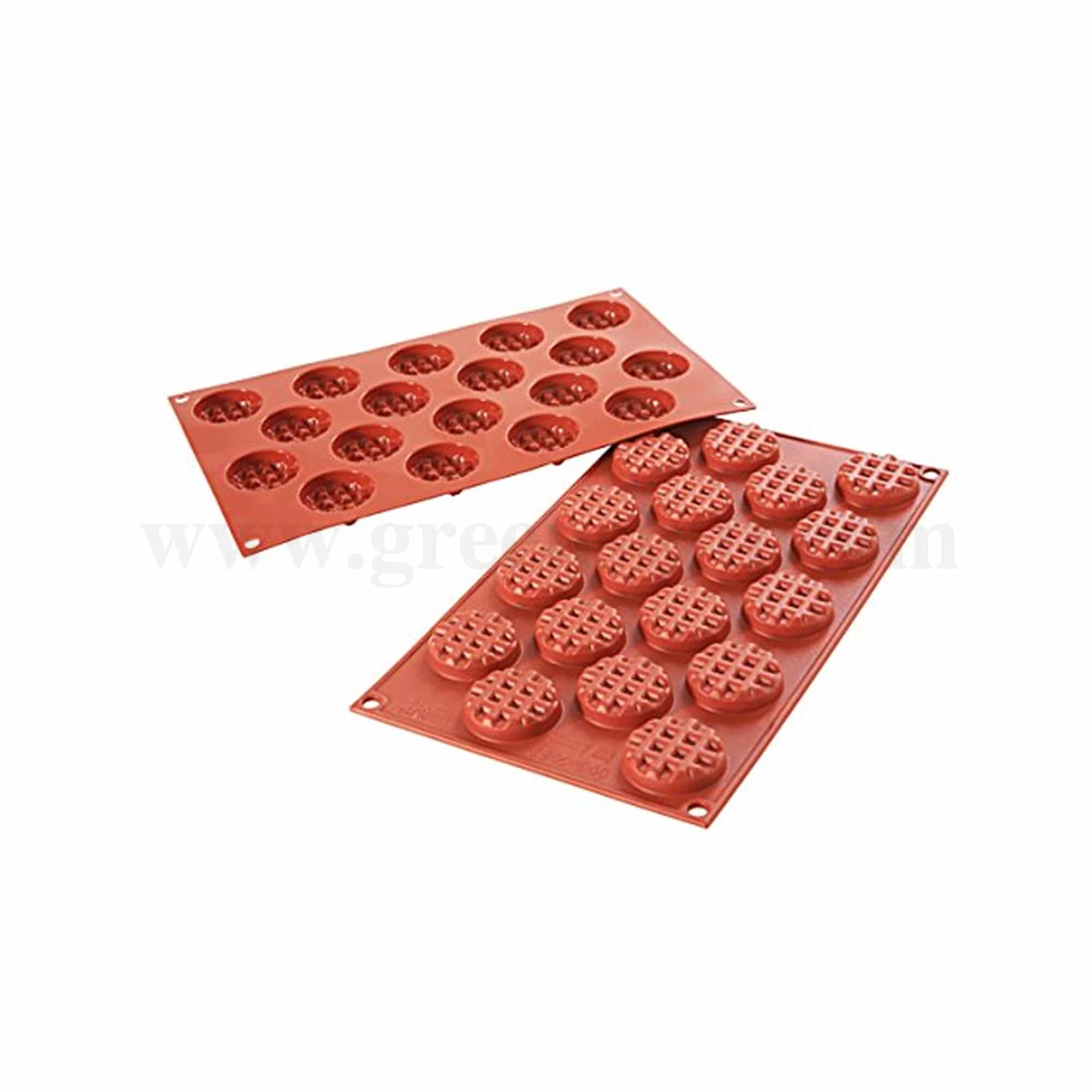 MARTELLATO Silicone Mould Mini Waffle D 40 x h 12 mm