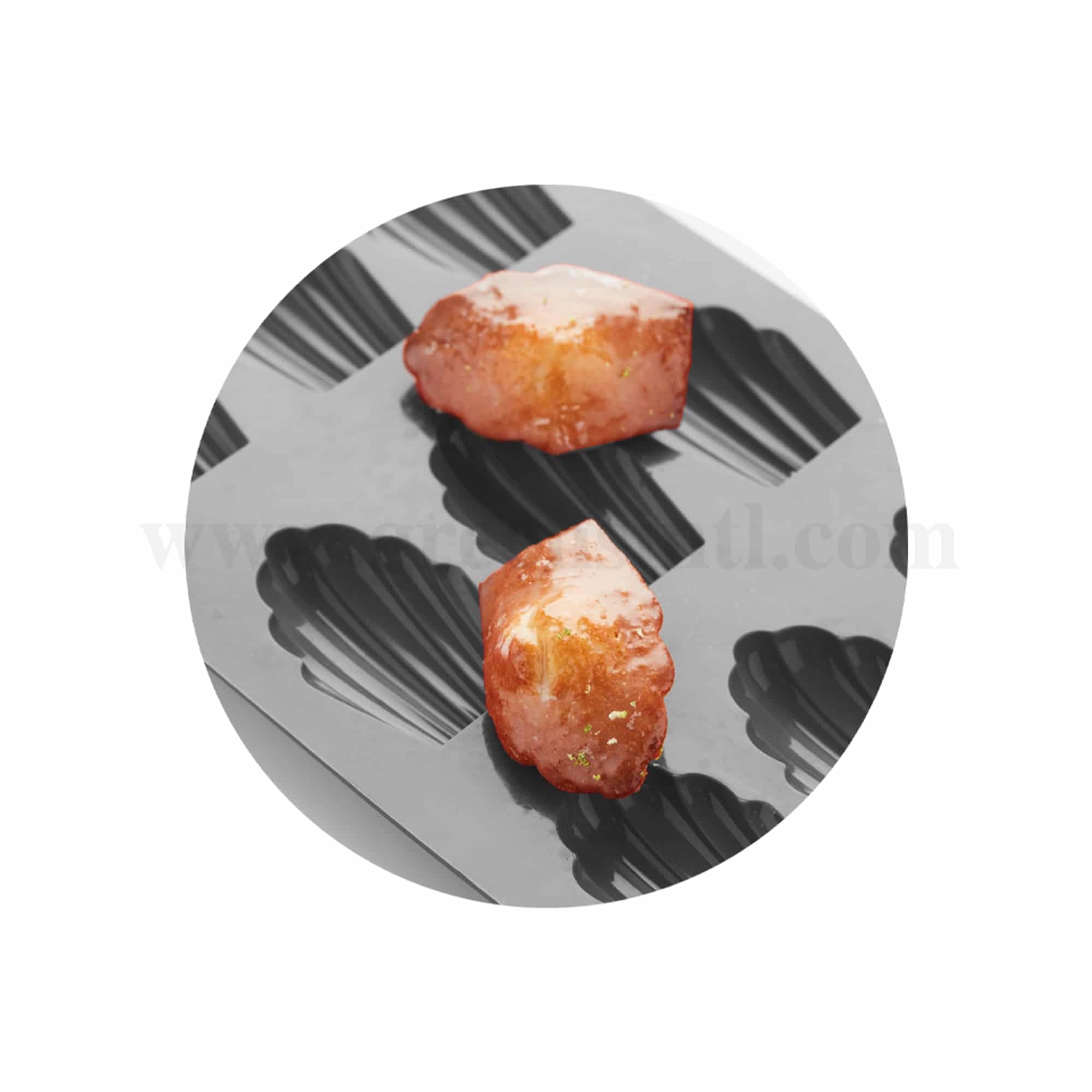 MARTELLATO Food-grade Silicone Mould Madeleine 68 x 45 x h 17 mm