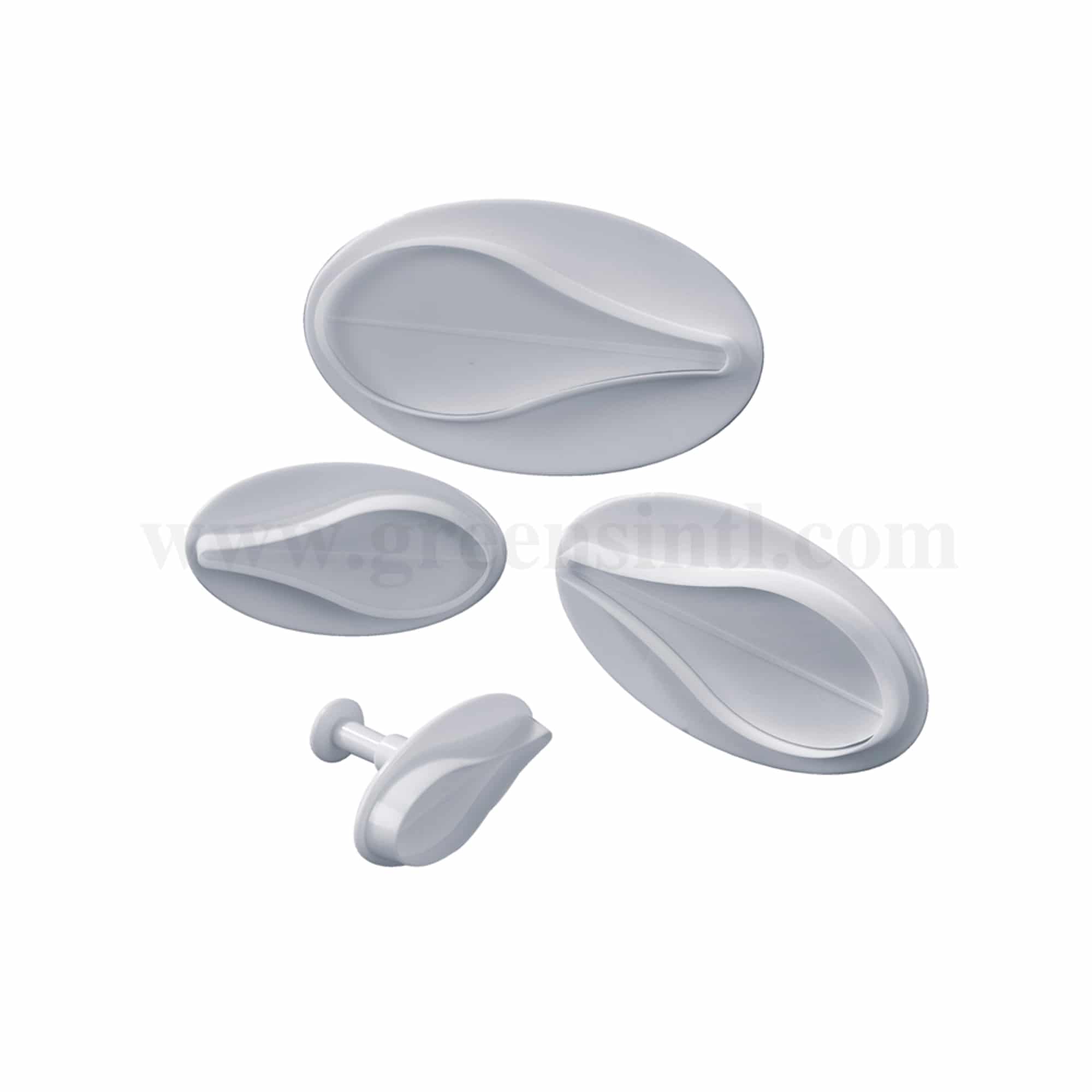 MARTELLATO Plunger Cutter Hibiscus Petals Set of 4