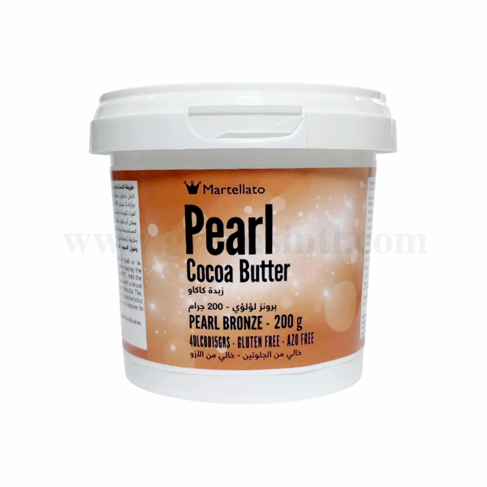 MARTELLATO Coloured Cocoa Butter Pearl Bronze 200g