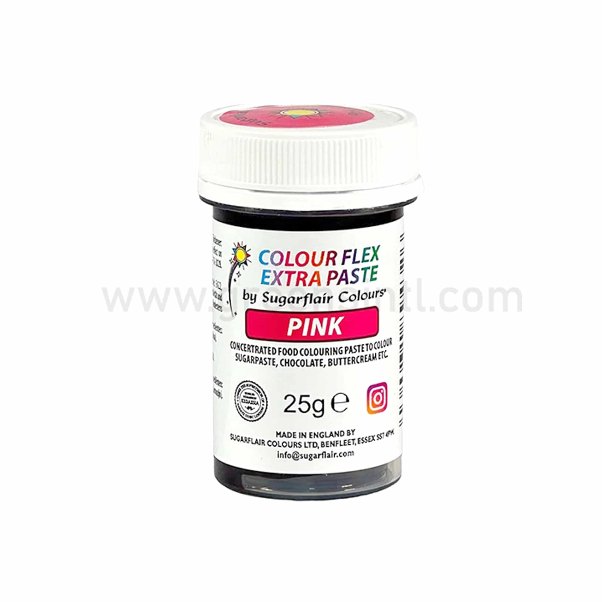 SUGARFLAIR Colour Flex Extra Paste Pink 25g