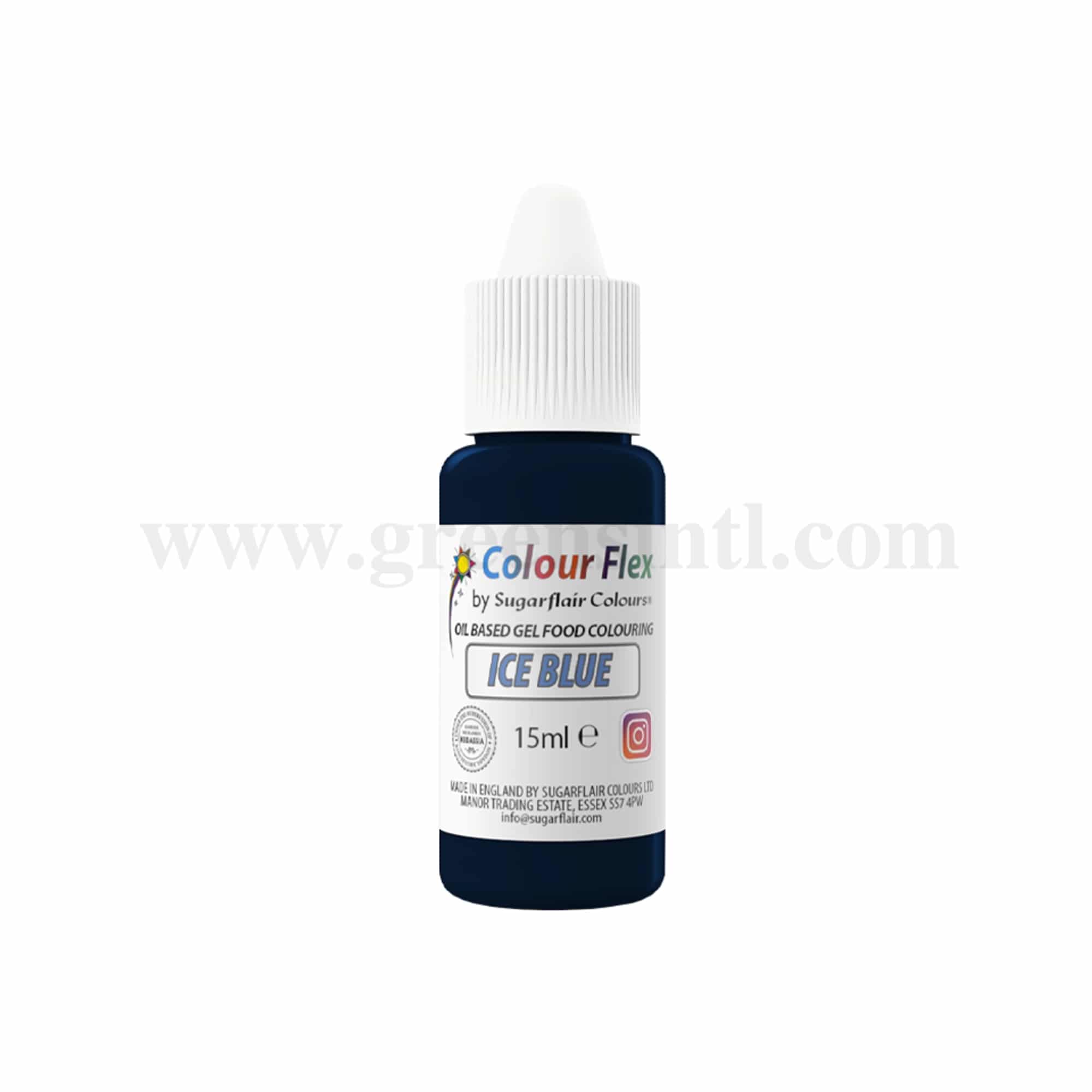 SUGARFLAIR Colour Flex Oil Colour Ice Blue 15ml