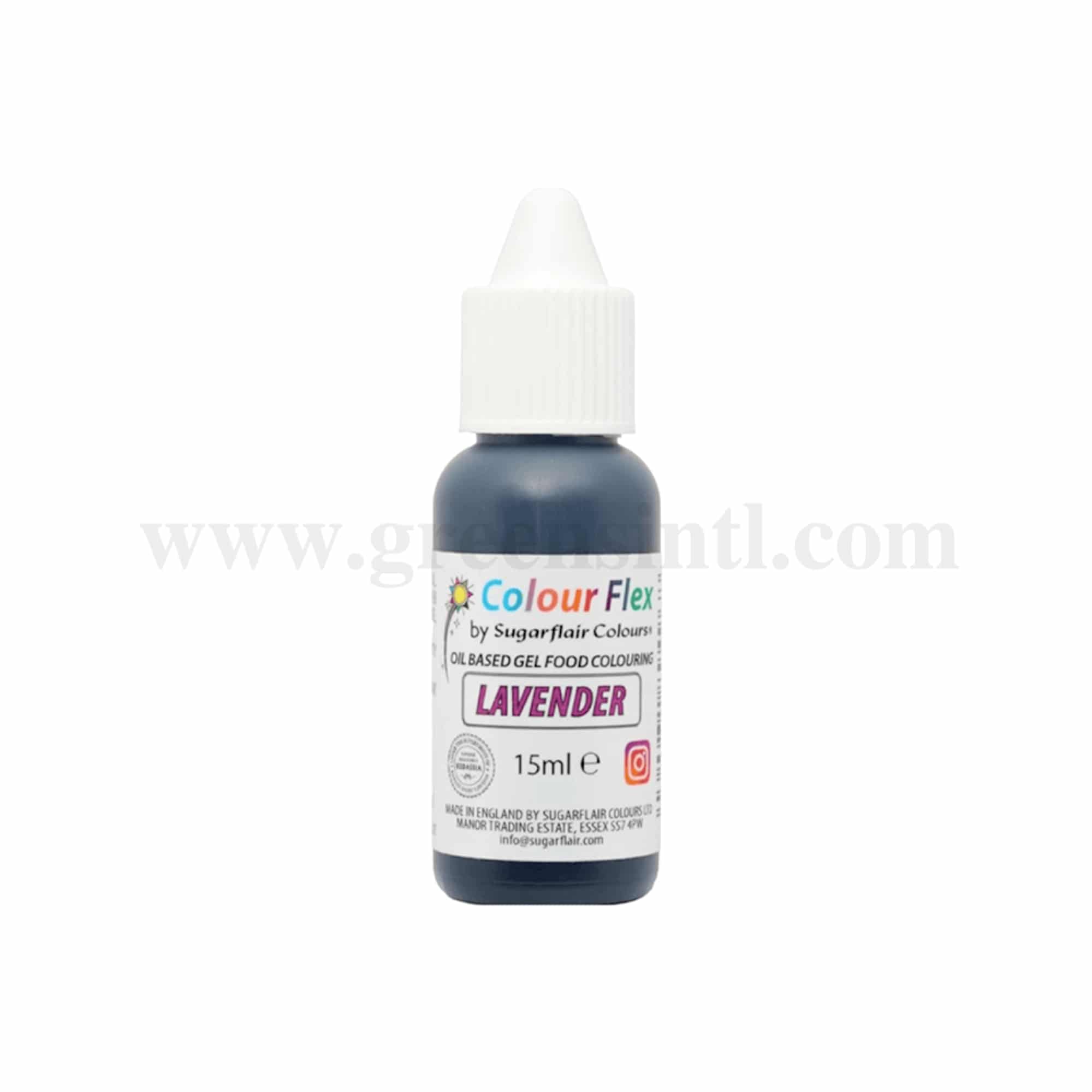 SUGARFLAIR Colour Flex Oil Colour Lavender 15ml