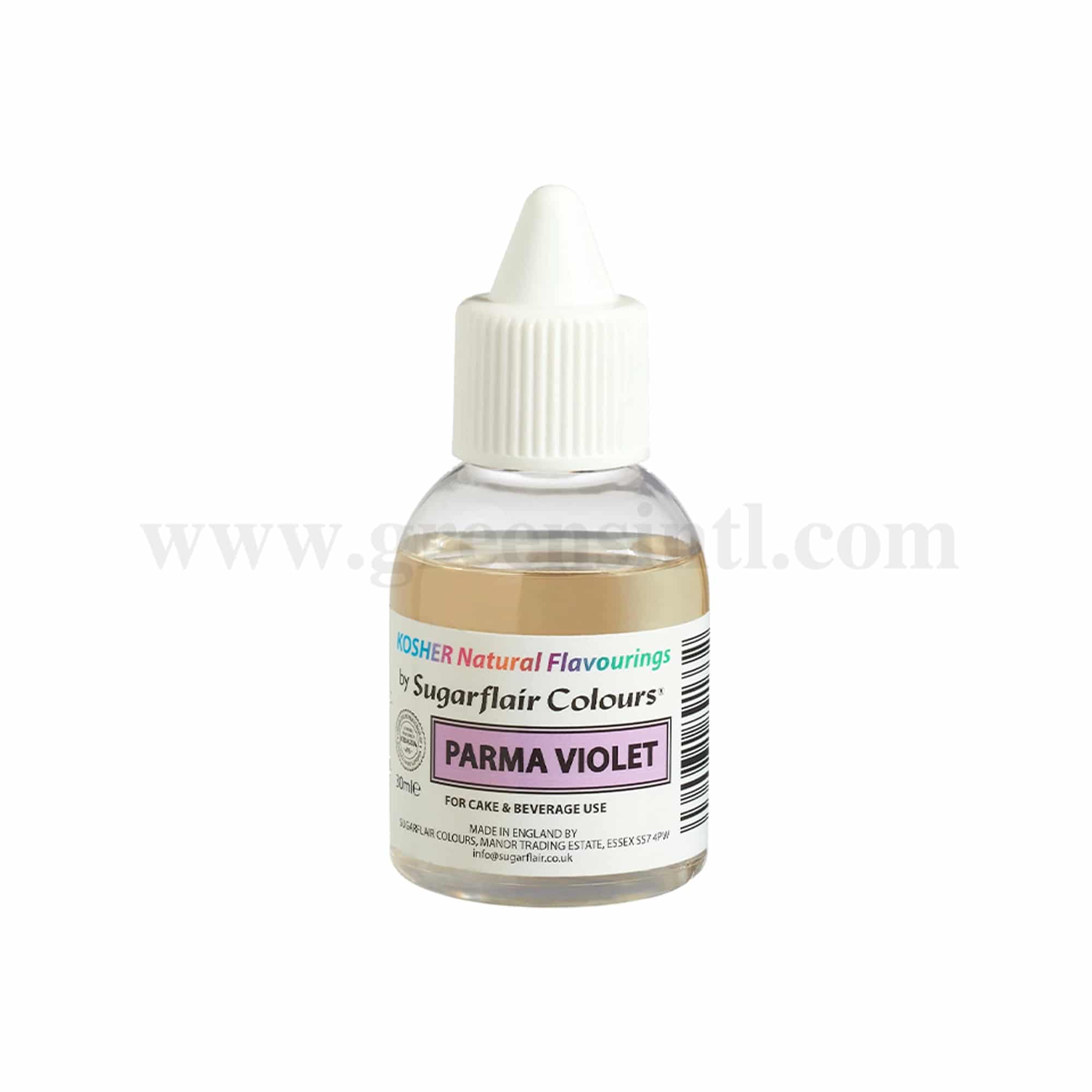 SUGARFLAIR Concentrated Kosher Natural Food Flavour Parma Violet 30ml