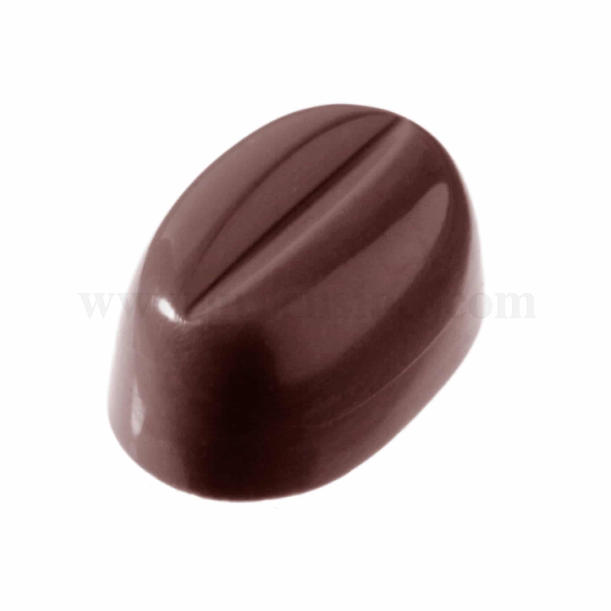 CHOCOLATE WORLD Chocolate Mould Bean Small 33 x 22 x h 14.5 mm
