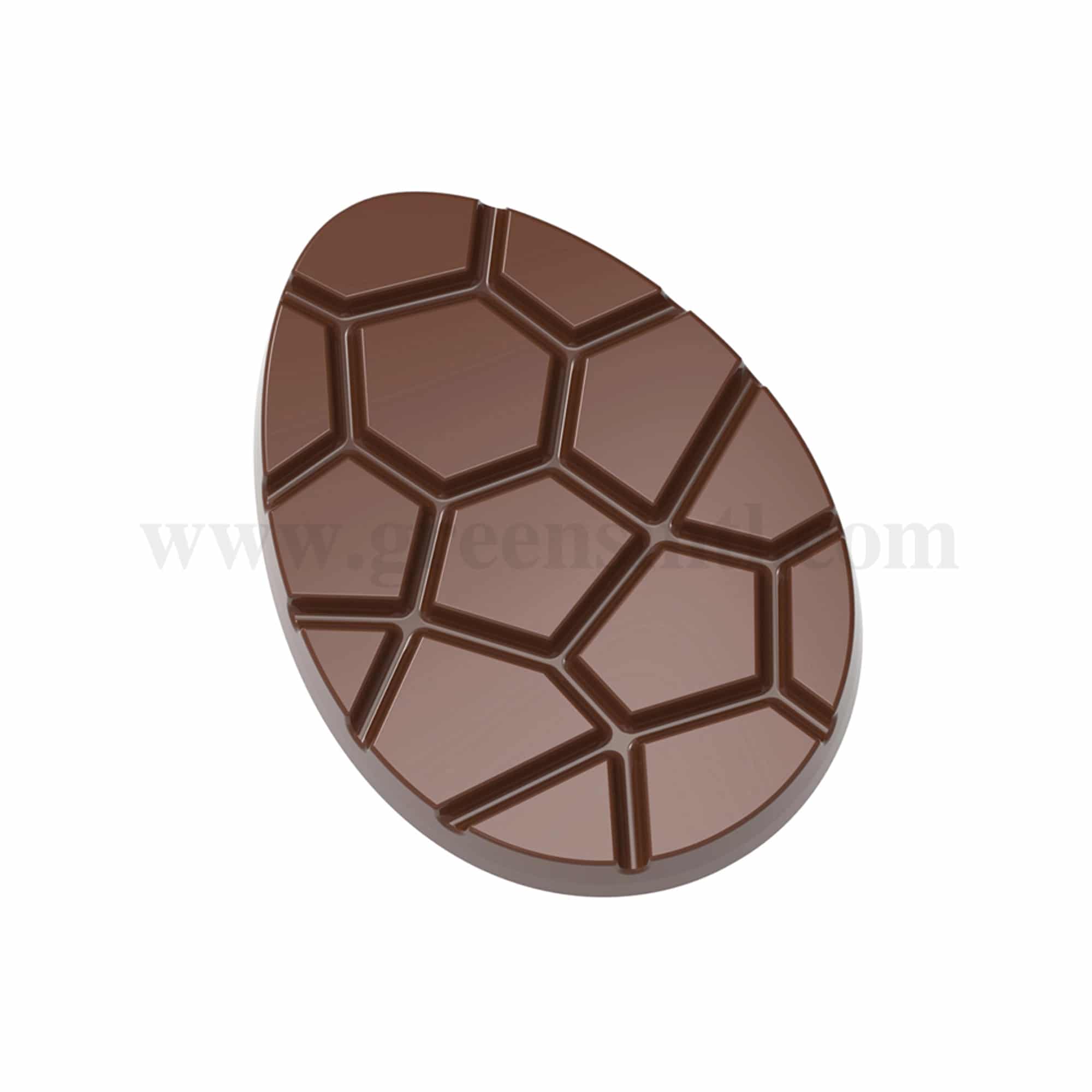 CHOCOLATE WORLD Chocolate Mould Carak Easter Egg 40 x 29 x h 5 mm